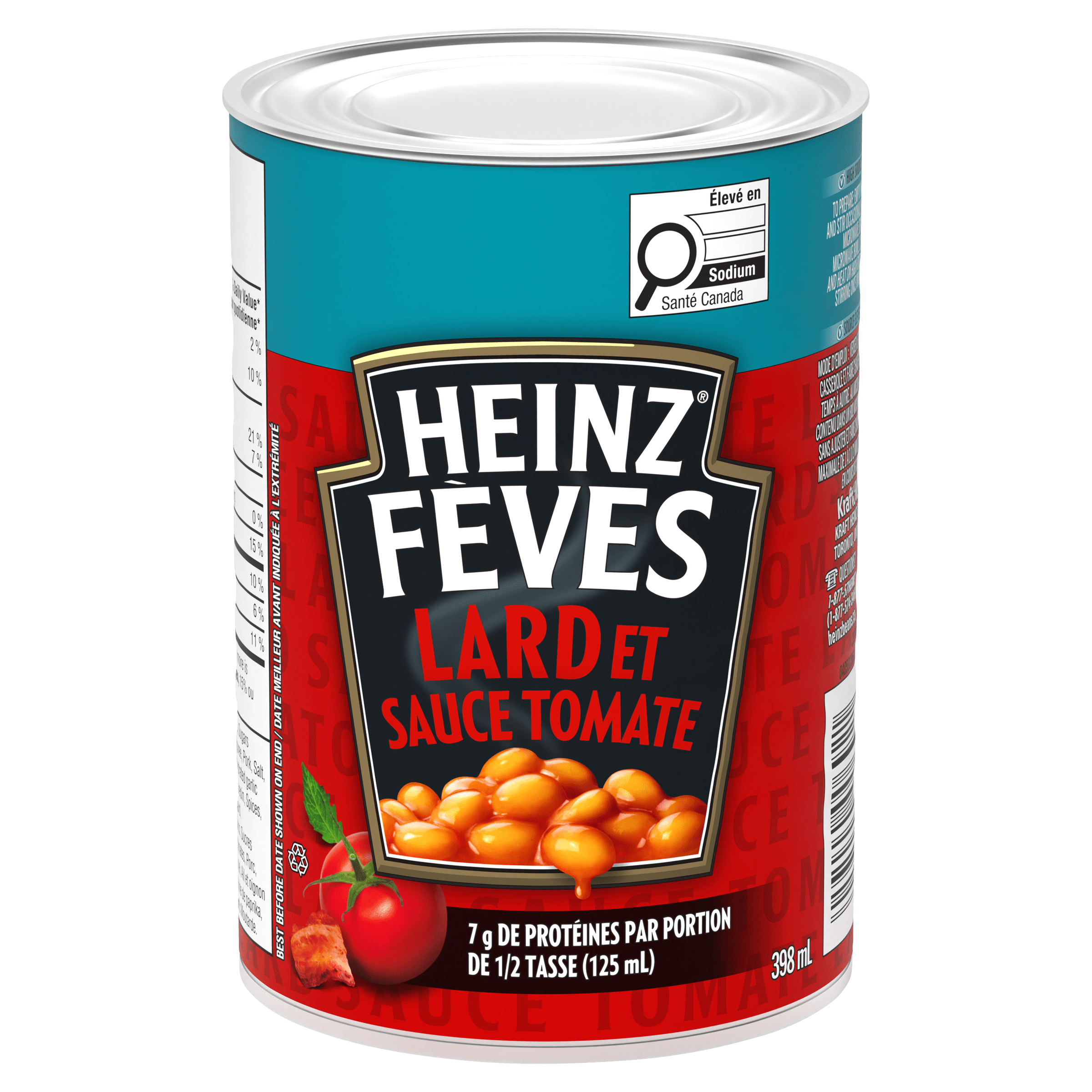 Fèves originales Lard et sauce tomate