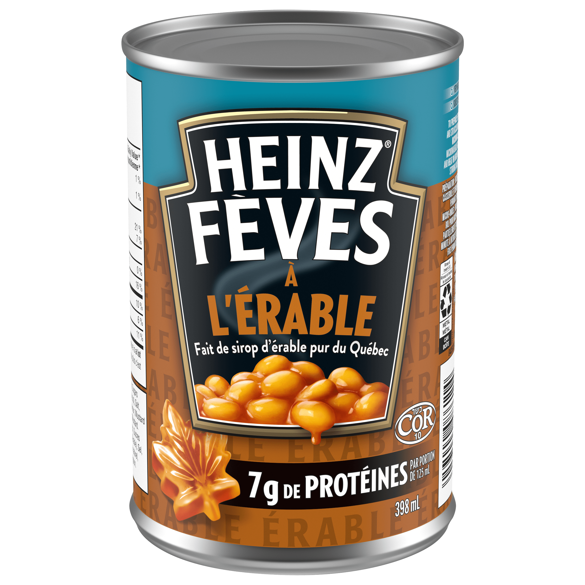 Fèves façon érablière Sirop d’érable pur du Québec