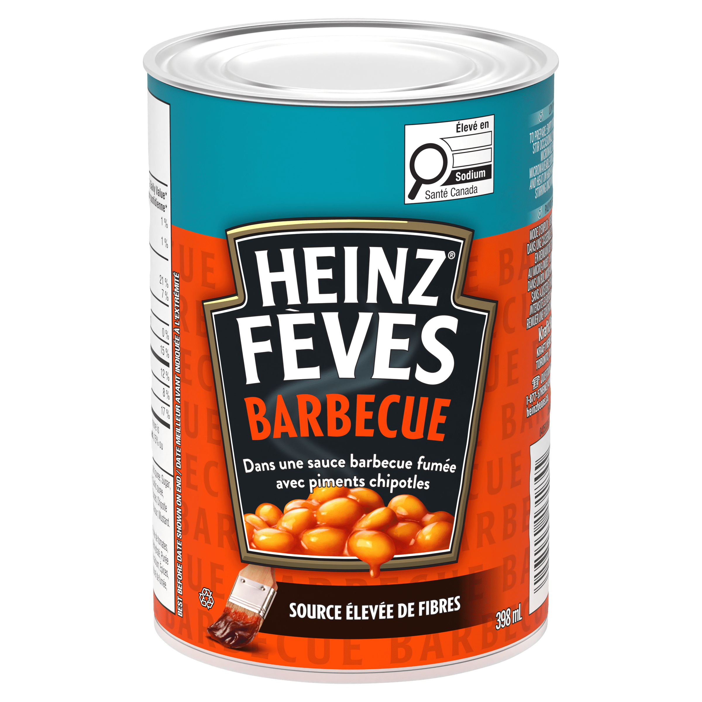 Fèves façon barbecue Chipotles dans une sauce barbecue fumée