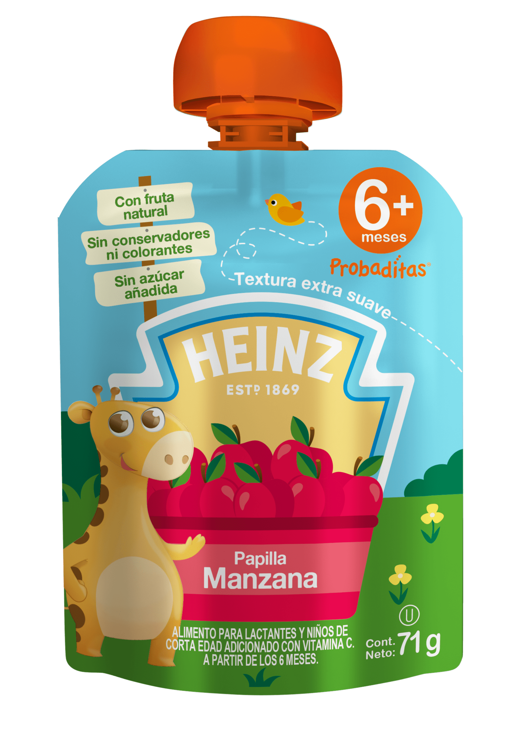 HEINZ WBF DP MANZANA 24/71G