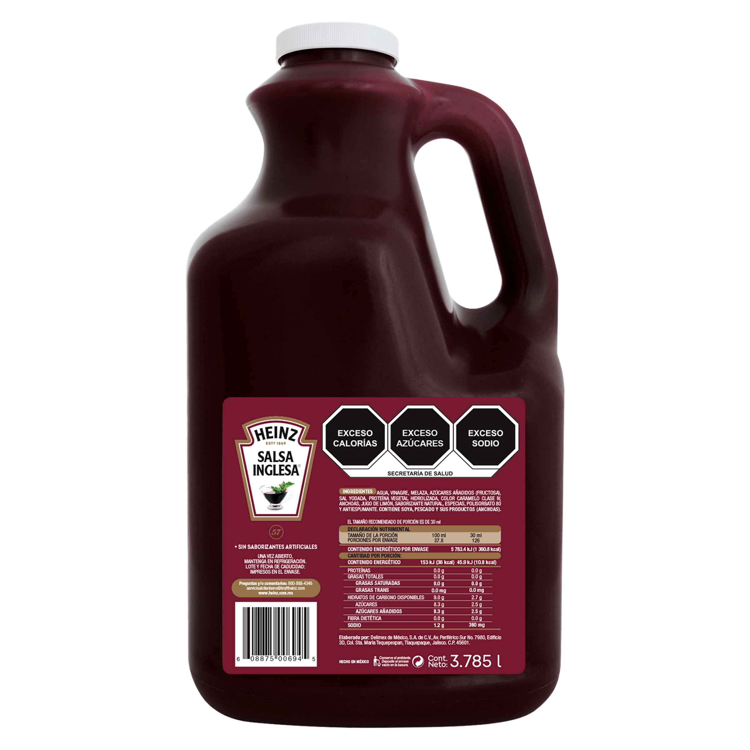 Salsa Inglesa Heinz 3.785 L