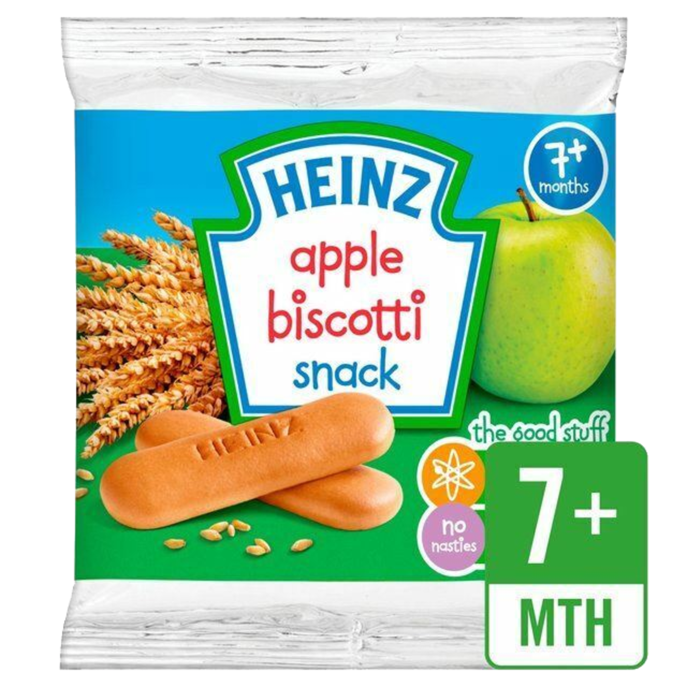 HEINZ APPLE BISCOTTI 12/60G