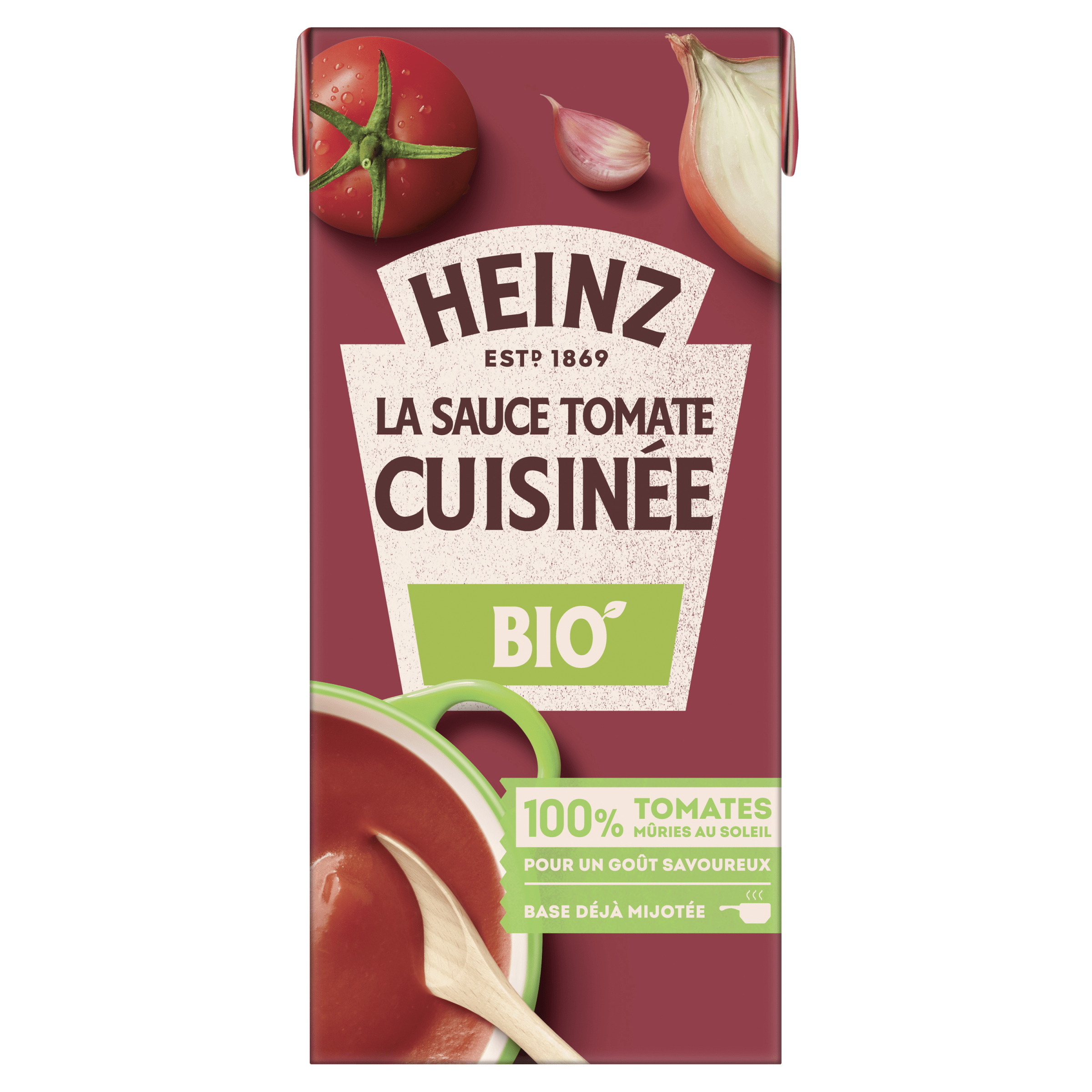 Sauce Tomate Cuisinée Ail & Oignons Bio