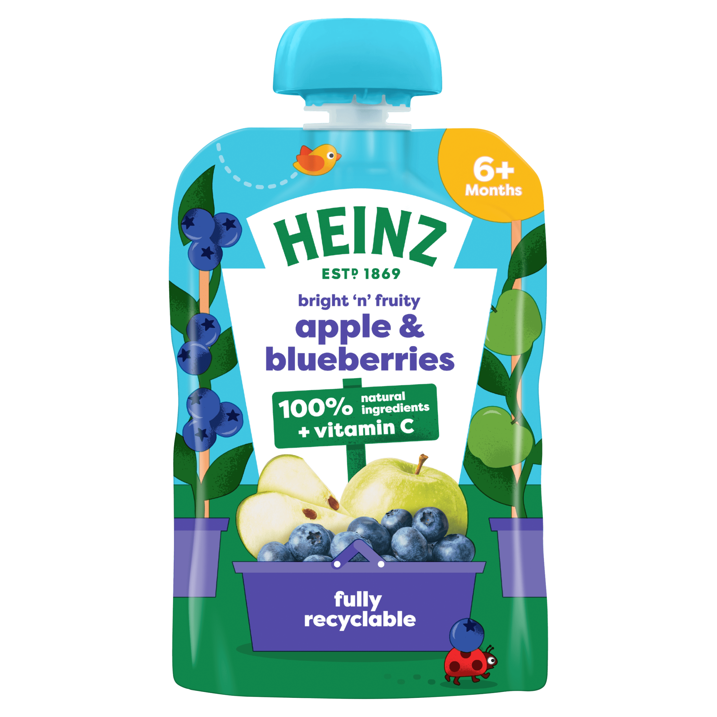 Apple & Blueberry Pouch
