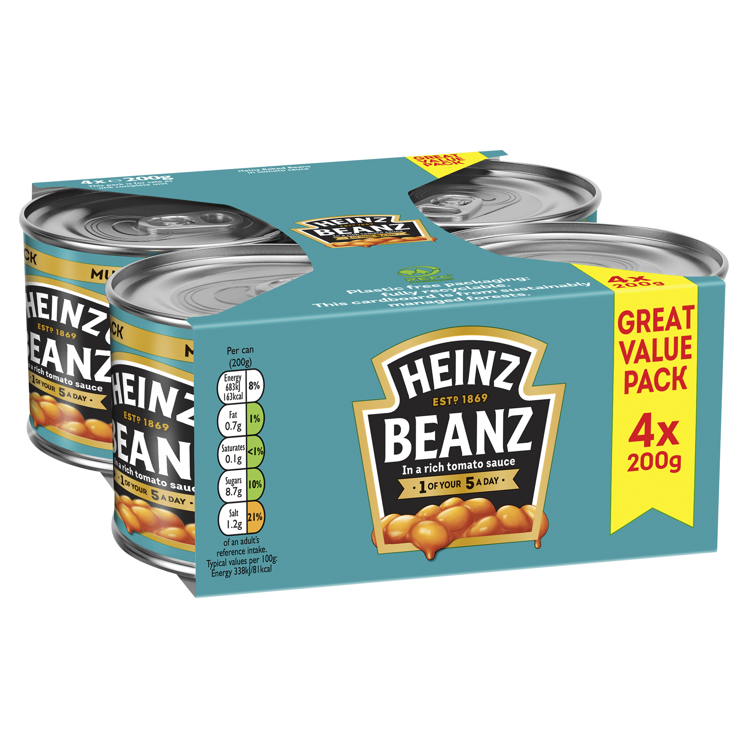Baked Beanz 4 Pack