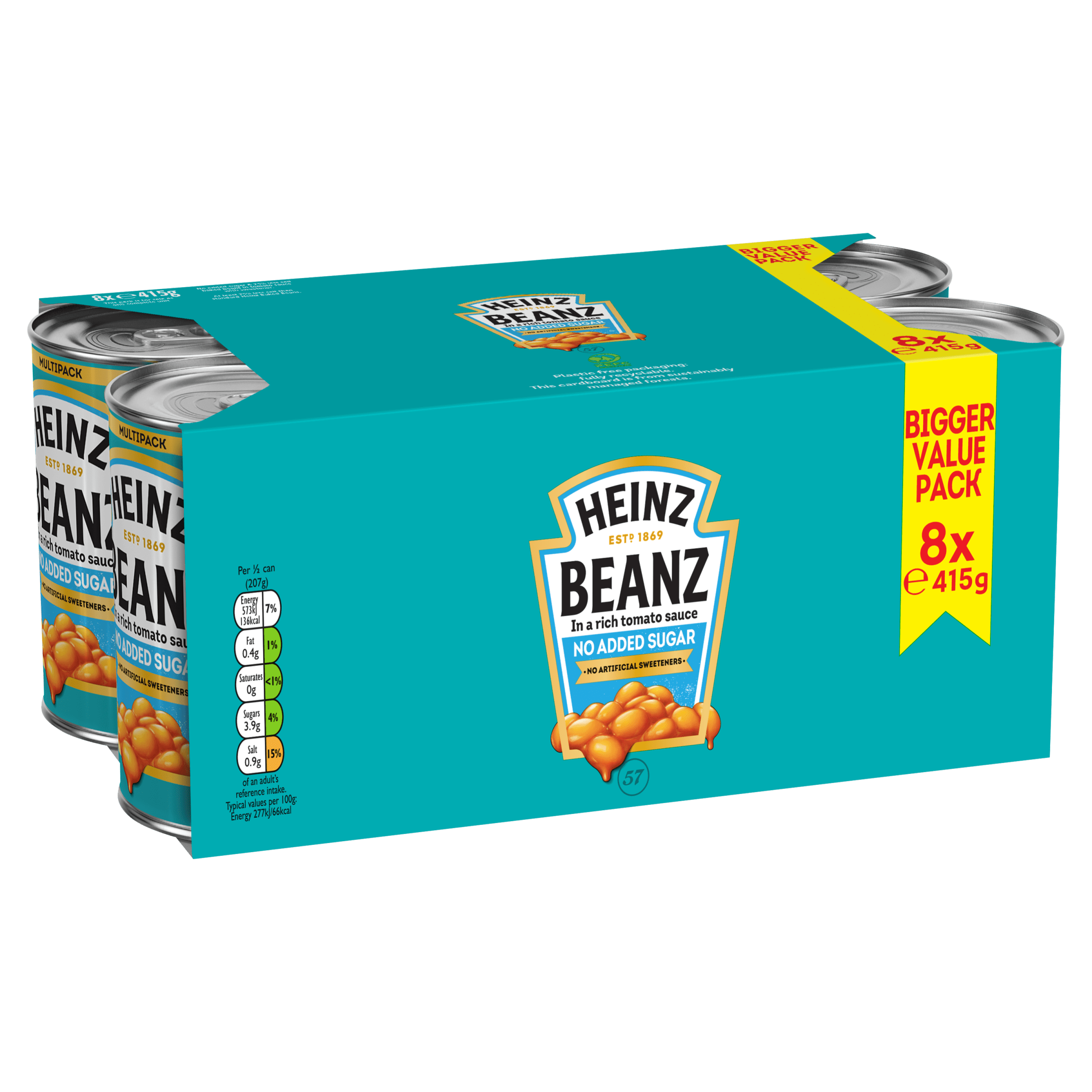 Baked Beans No Added Sugar