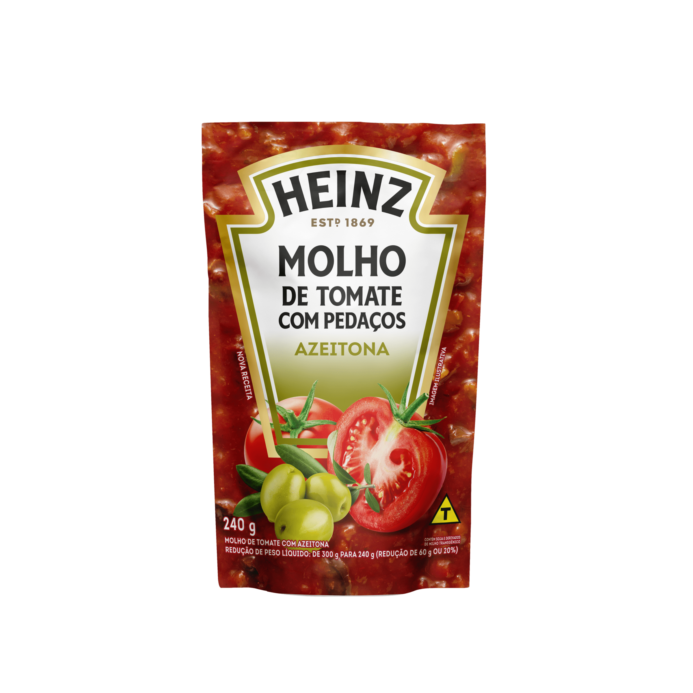 Molho de Tomate com Azeitonas Heinz