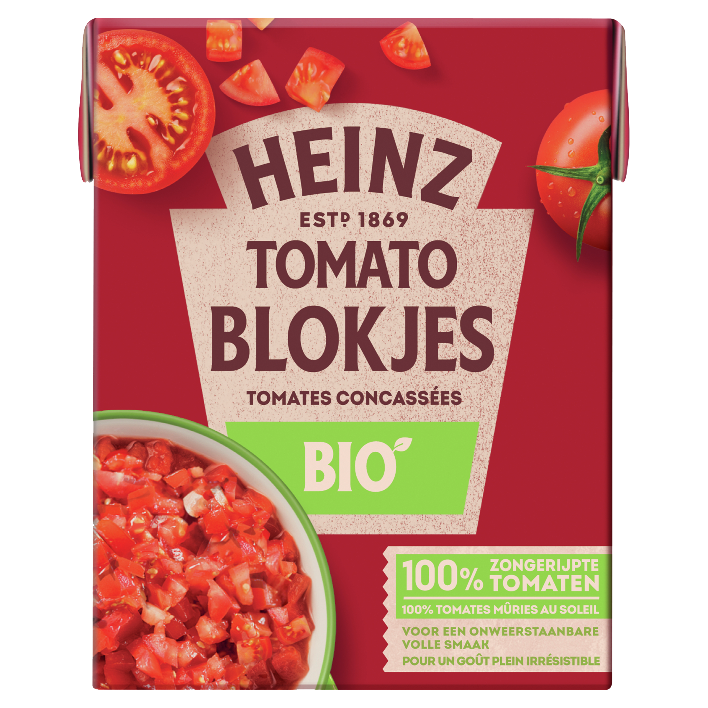 Tomaten blokjes biologisch