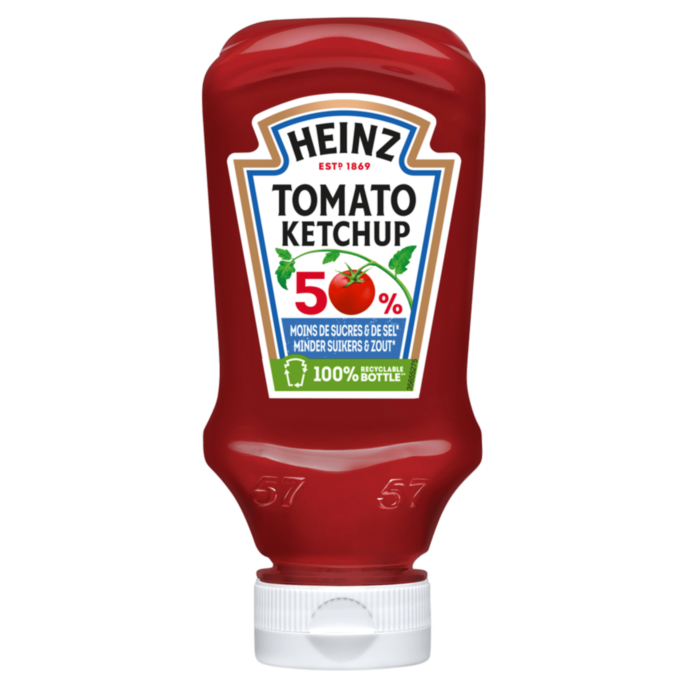 Tomato Ketchup 50% Minder Suikers & Zout