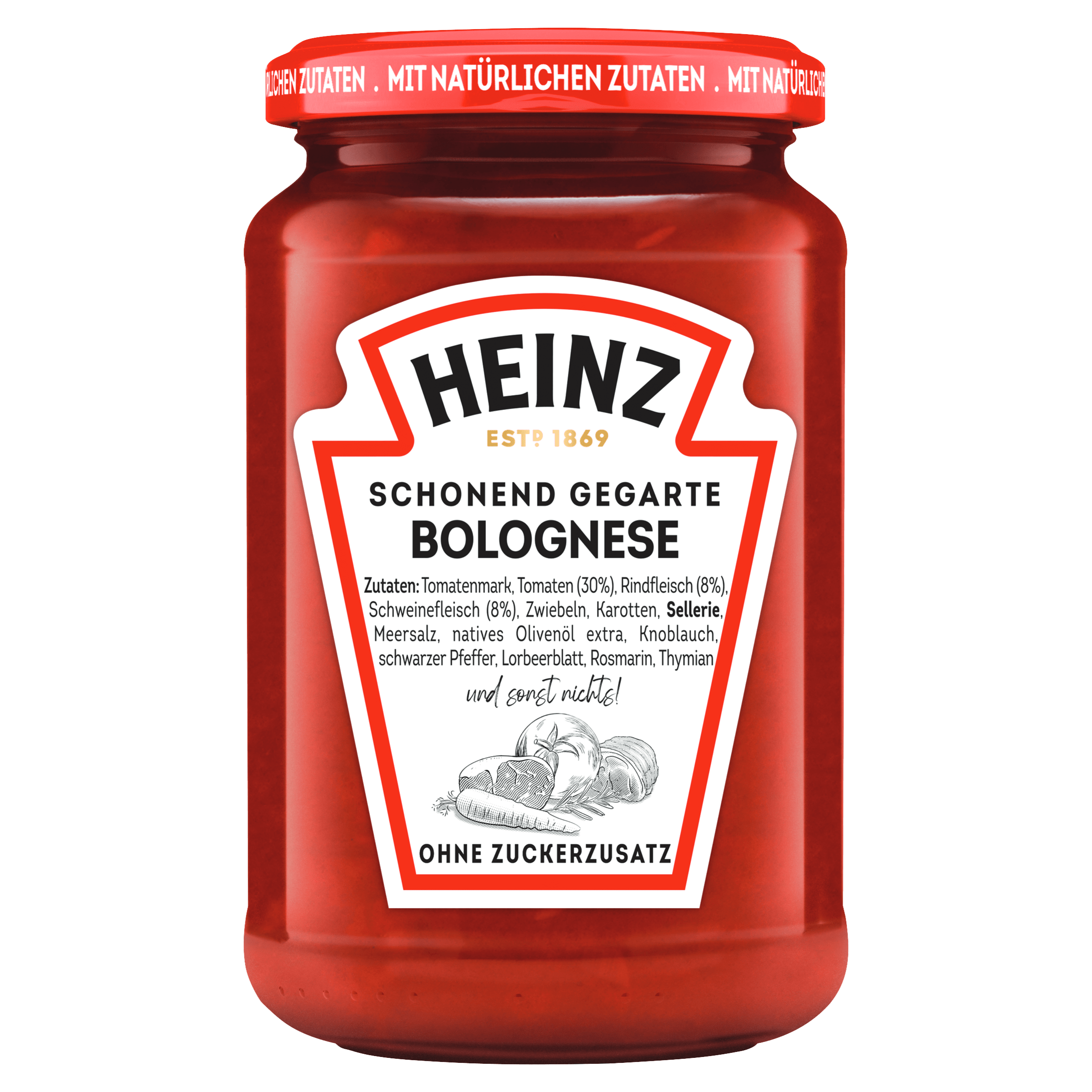Schonend gegarte Bolognese