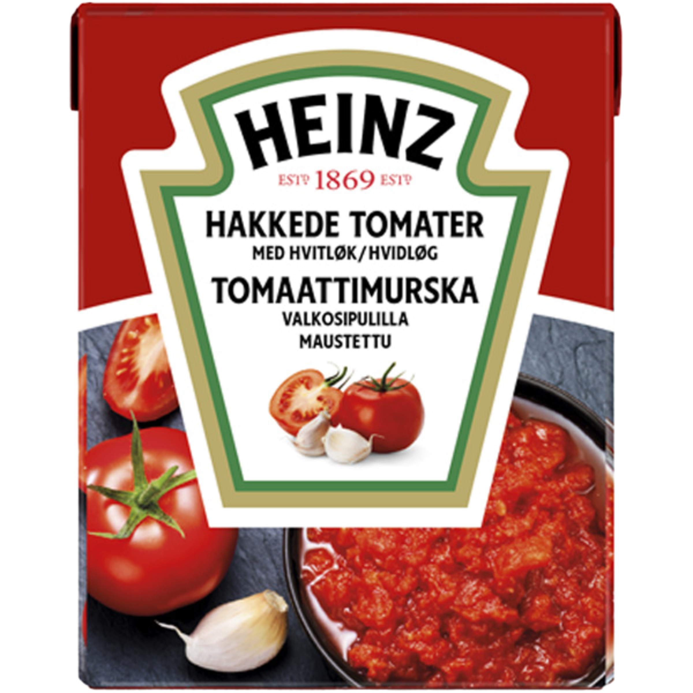 Crushed tomatoes - garlic