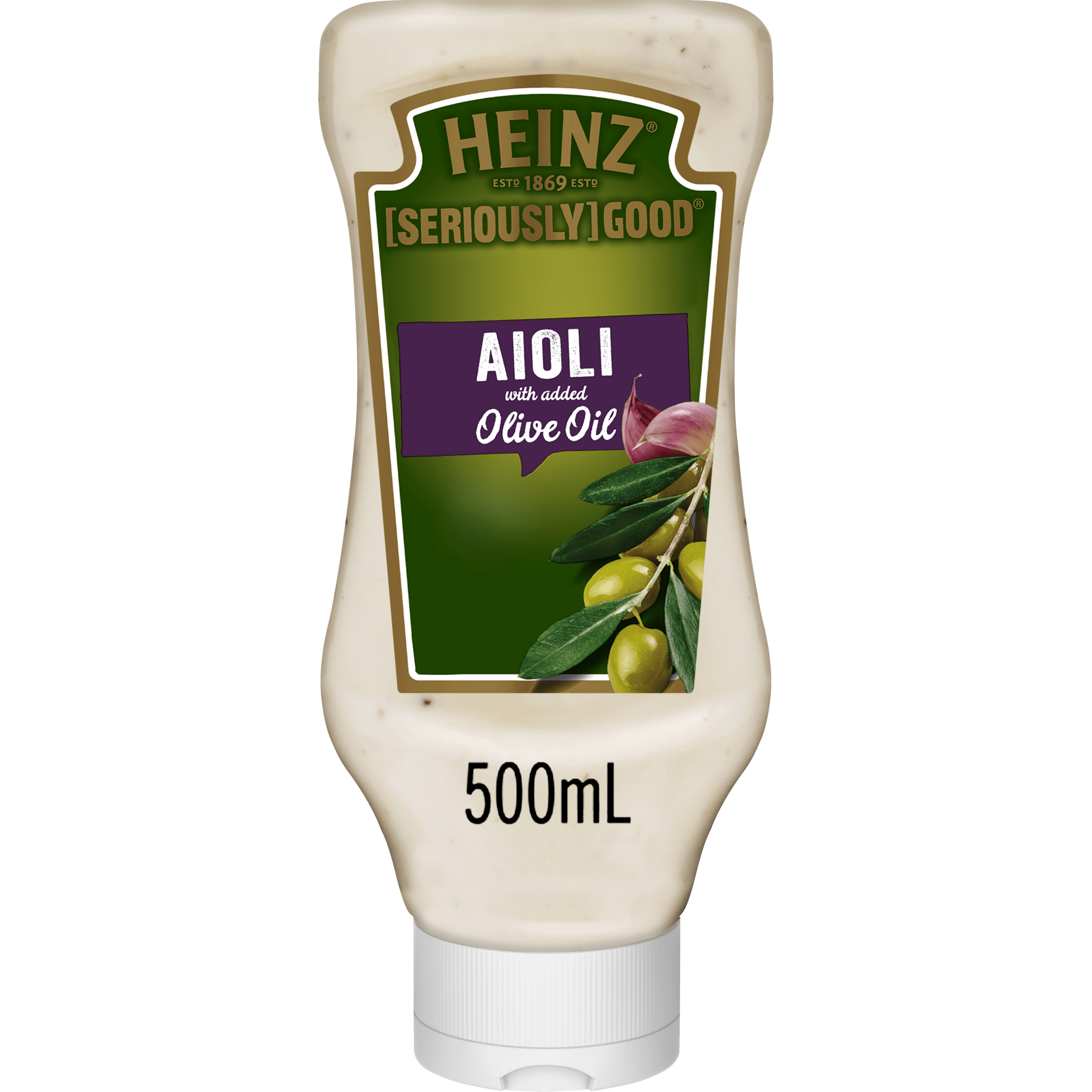 Heinz® [SERIOUSLY] GOOD® Aioli with added Olive Oil 500 mL
