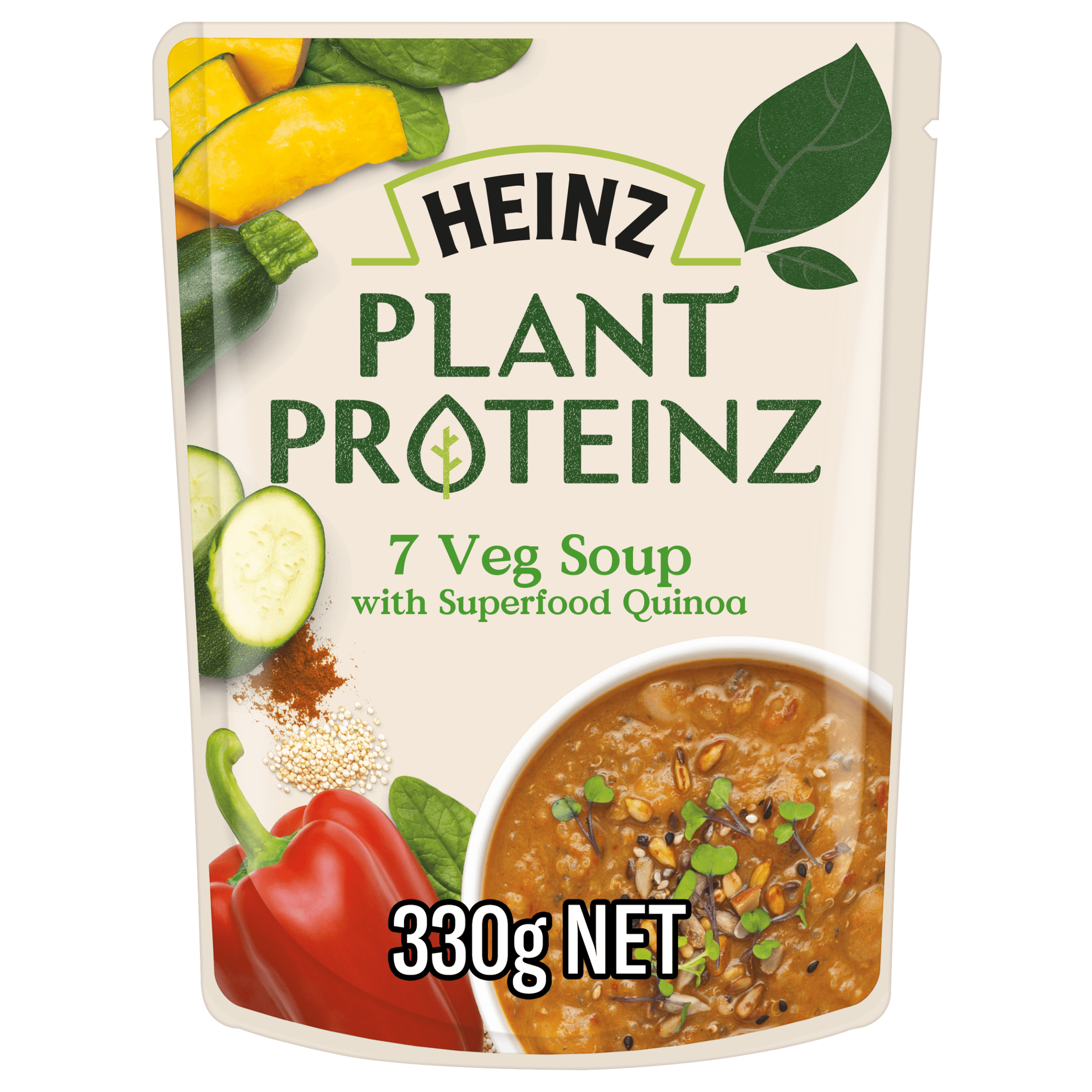 Heinz® Plant Proteinz™ 7 Veg Soup with Superfood Quinoa 330g