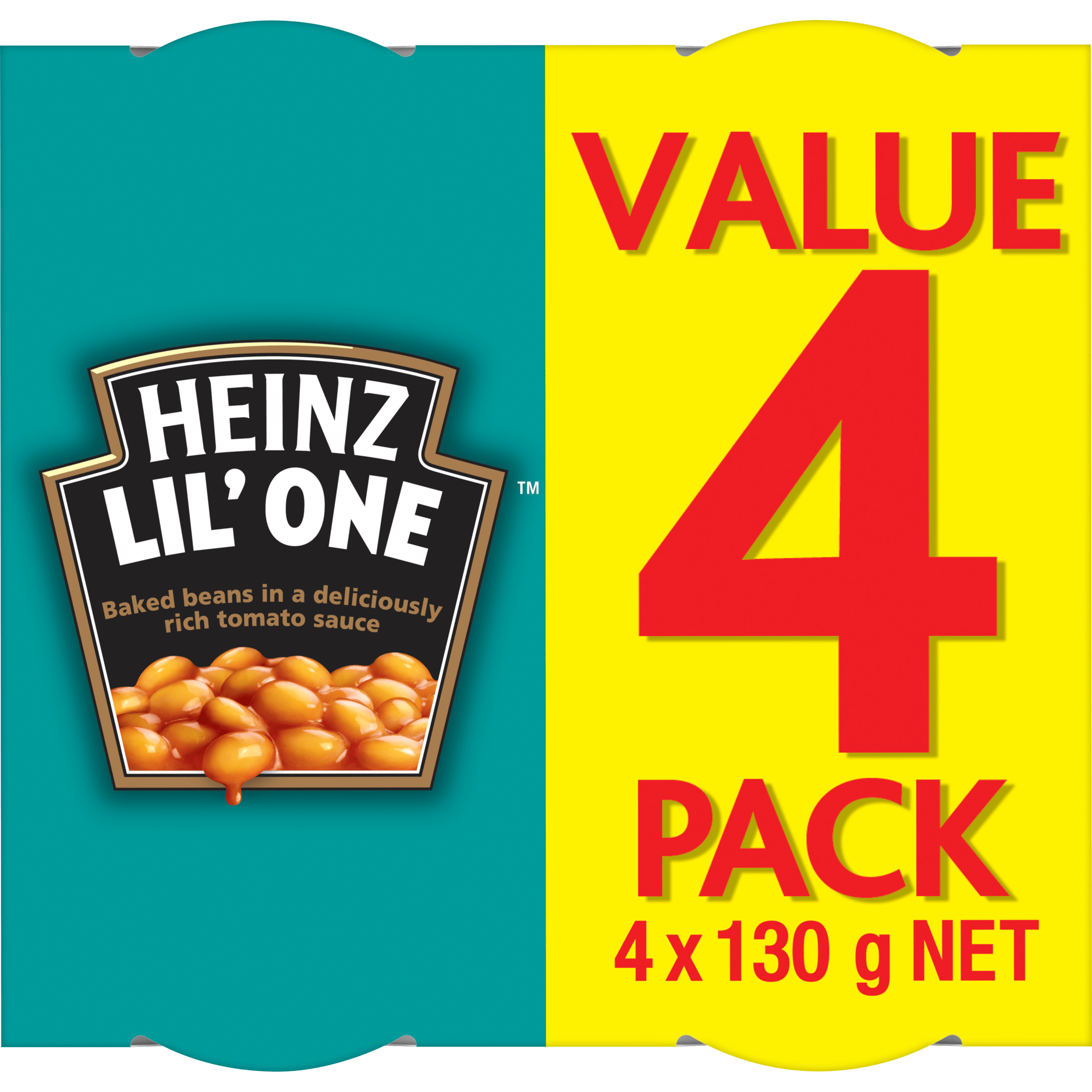 Heinz® Baked Beans in Tomato Sauce Value Pack 4x130g