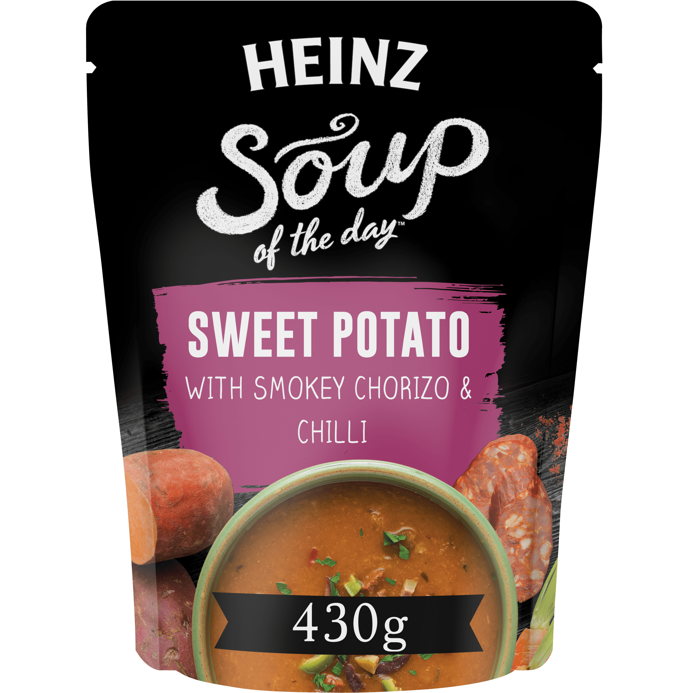 Heinz Soup of the Day® Sweet Potato with Smokey Chorizo & Chilli 430g