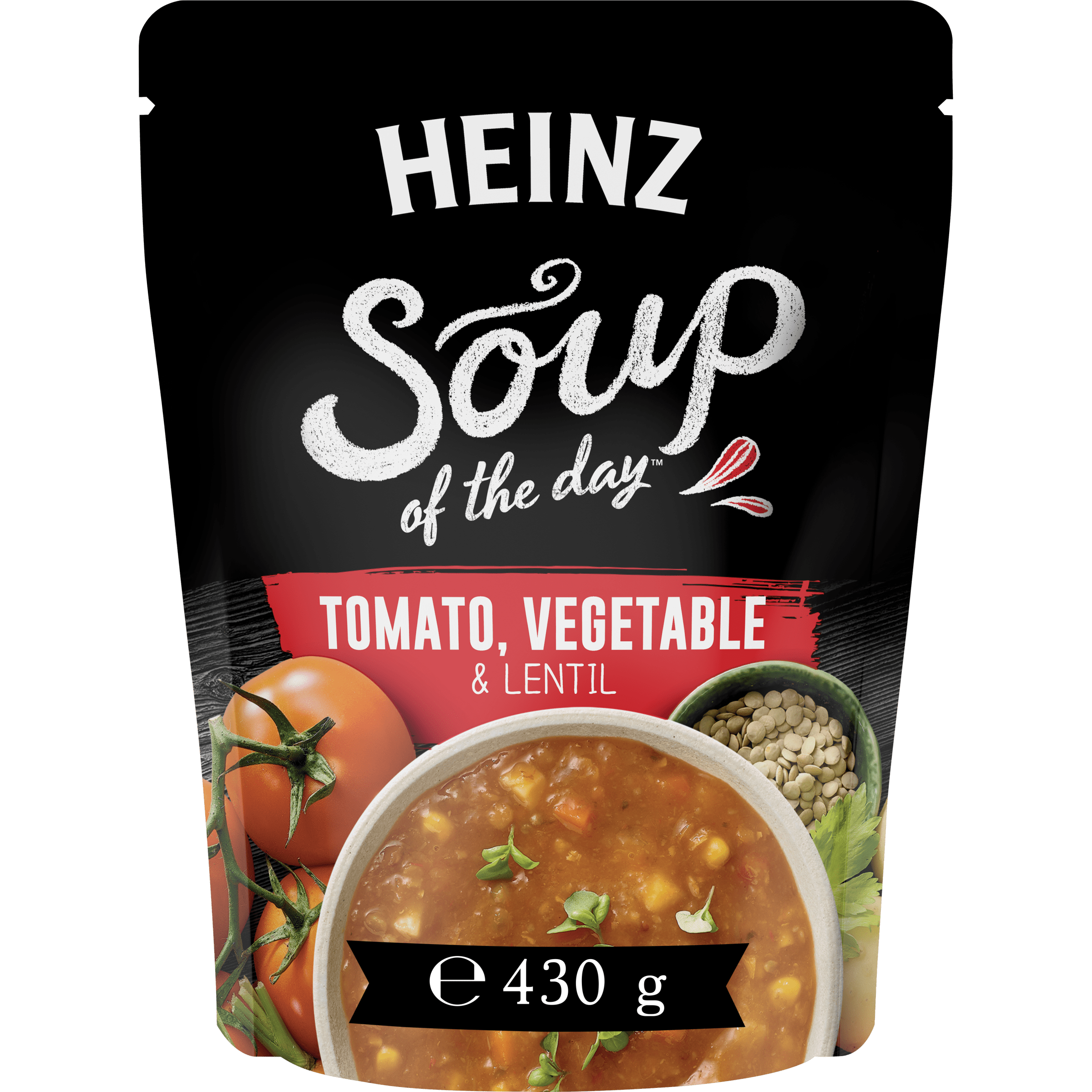 Heinz Soup of the Day® Tomato, Vegetable & Lentil 430g