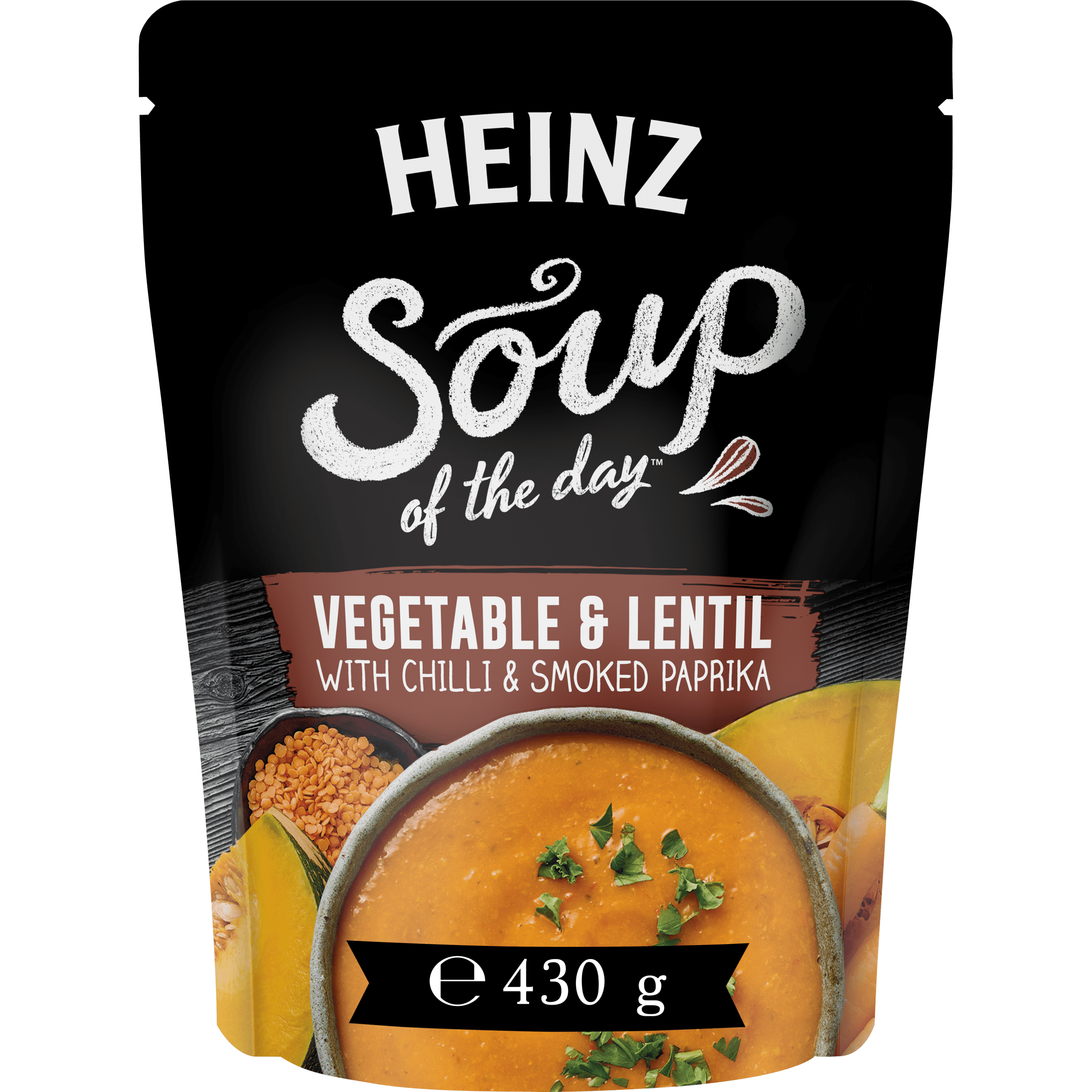 Heinz Soup of the Day® Vegetable & Lentil With Chilli & Smoked Paprika Soup 430 g