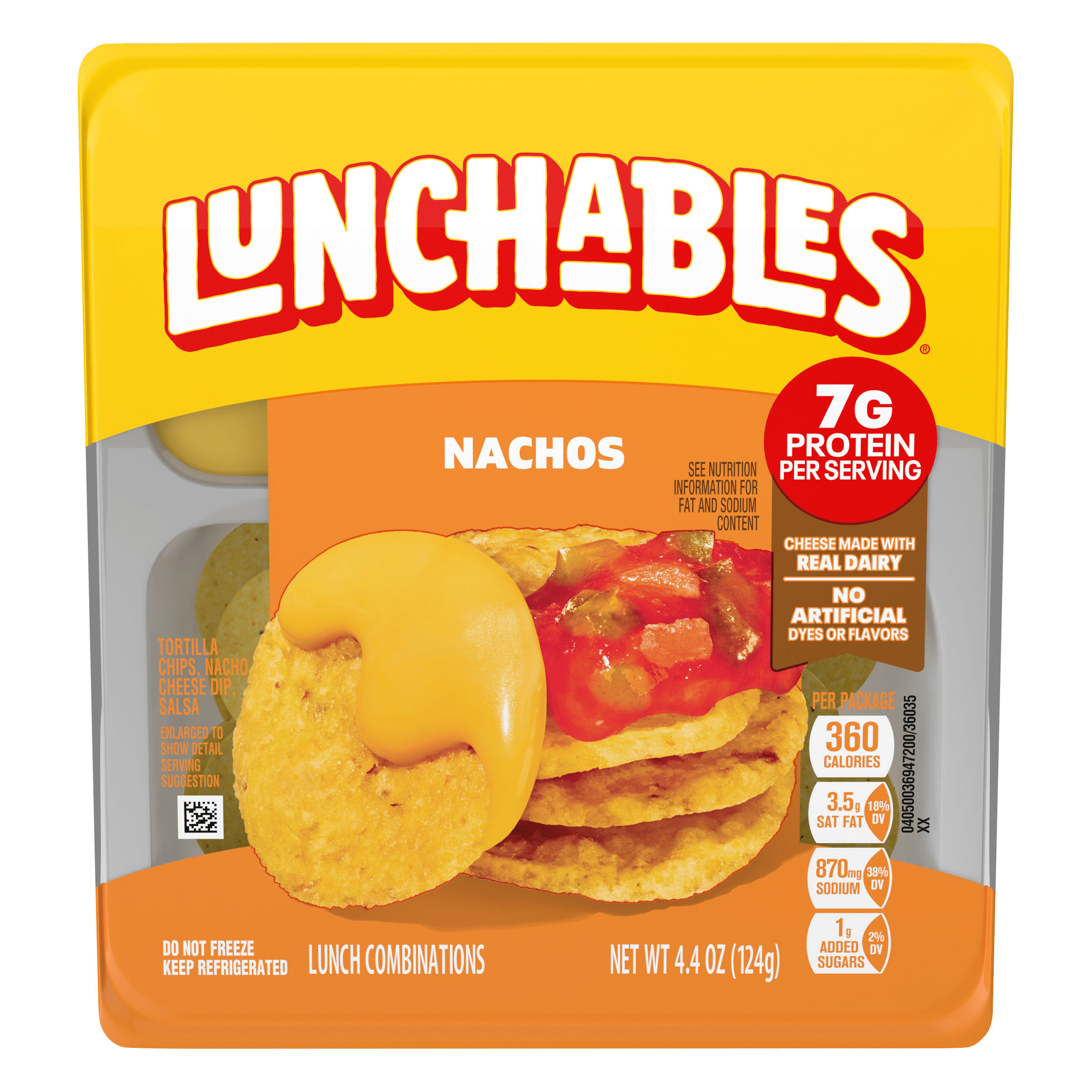 Nachos with Cheese Dip and Salsa
