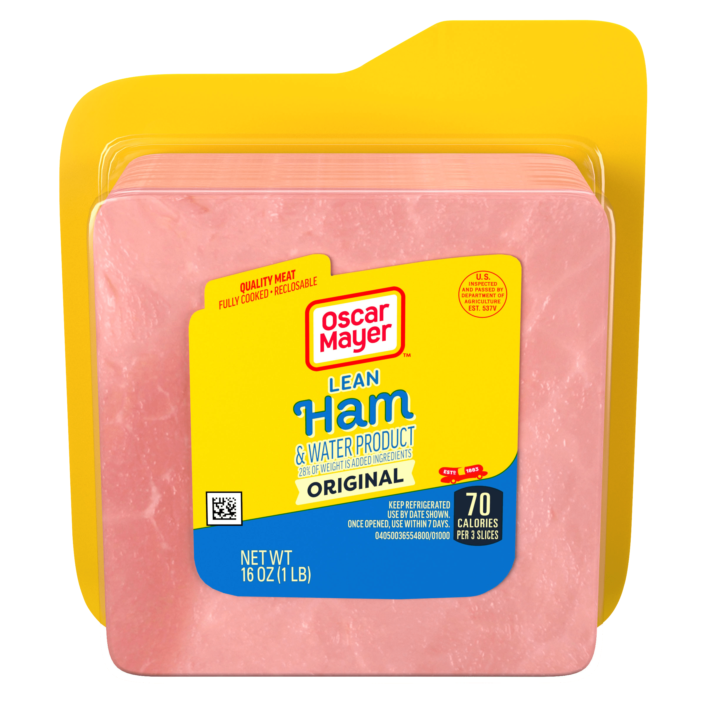Lean Cooked Ham Sliced Lunch Meat with Water Added