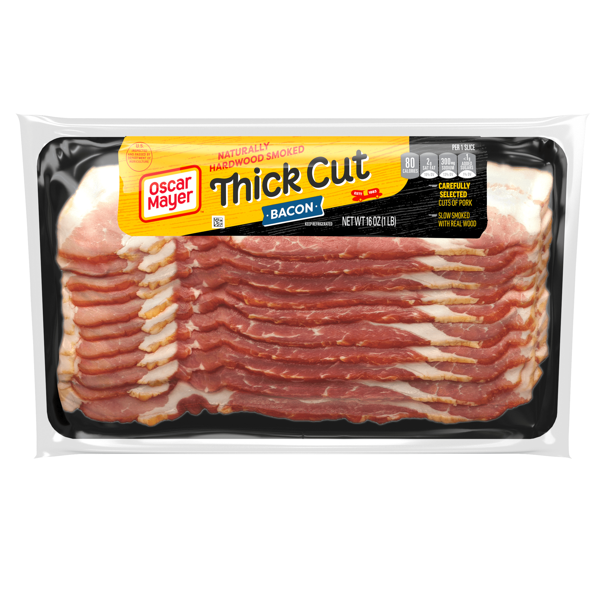 Naturally Hardwood Smoked Thick Cut Bacon