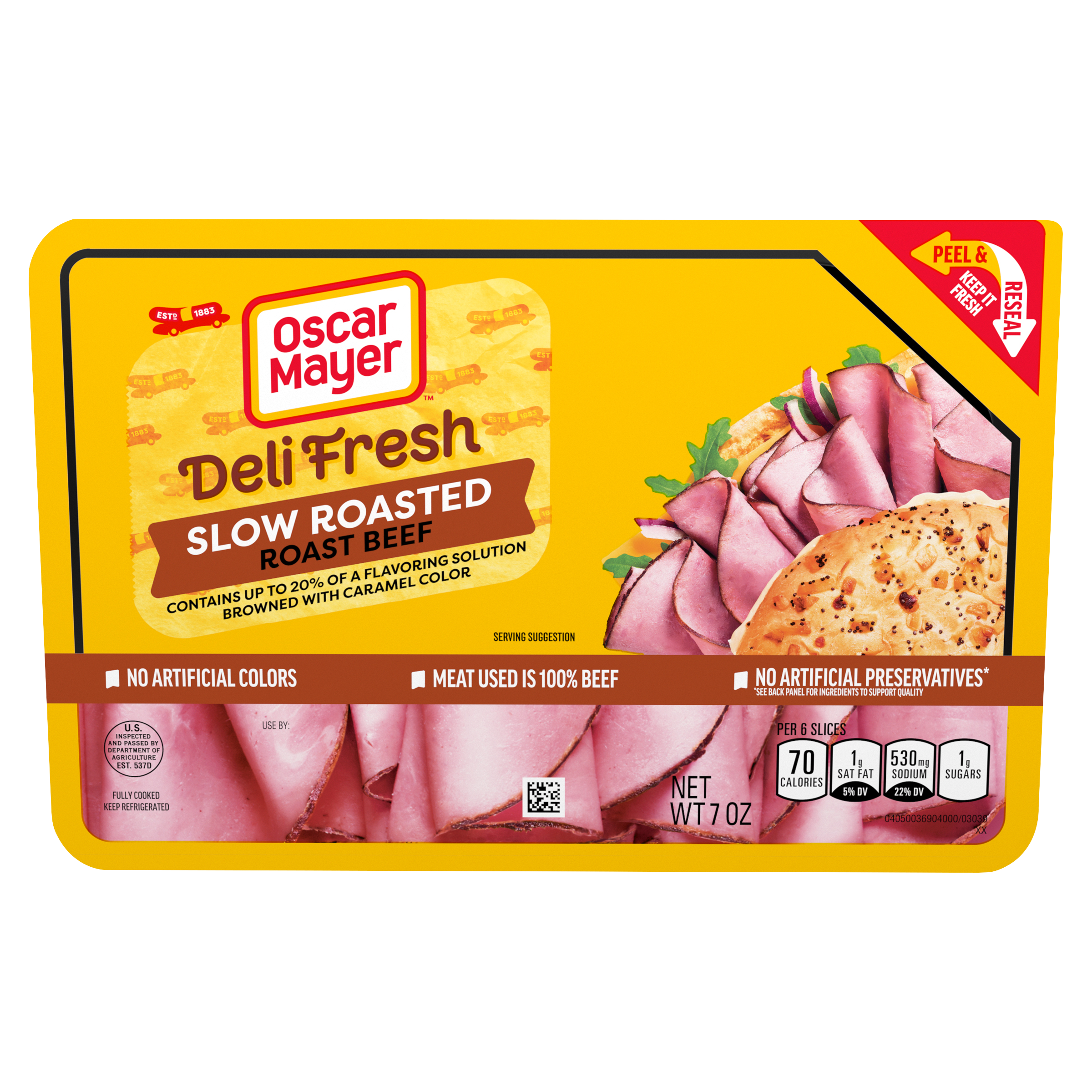 Slow Roasted Roast Beef Sliced Lunch Meat