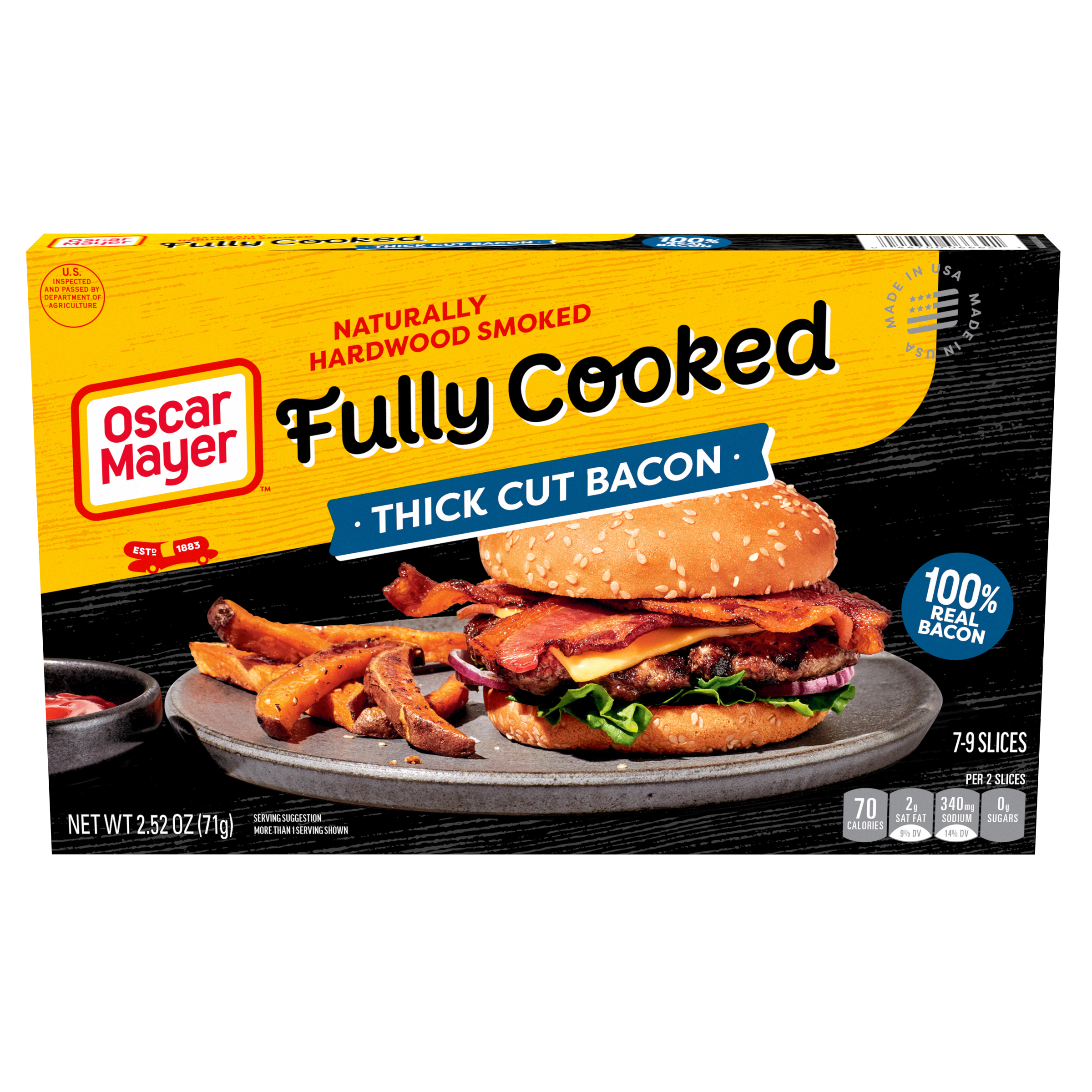 Fully Cooked Thick Cut Bacon