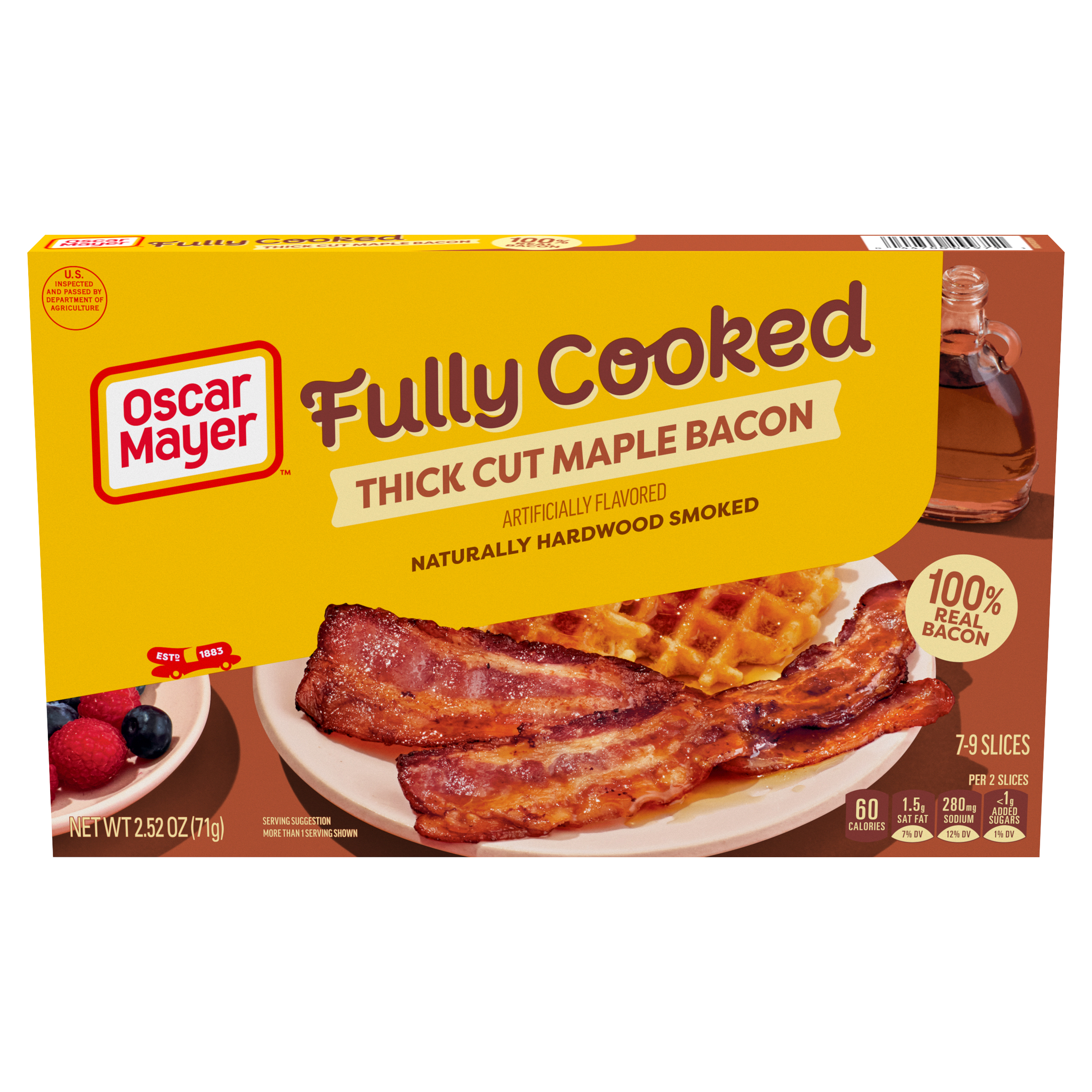 Maple Fully Cooked Thick Cut Bacon