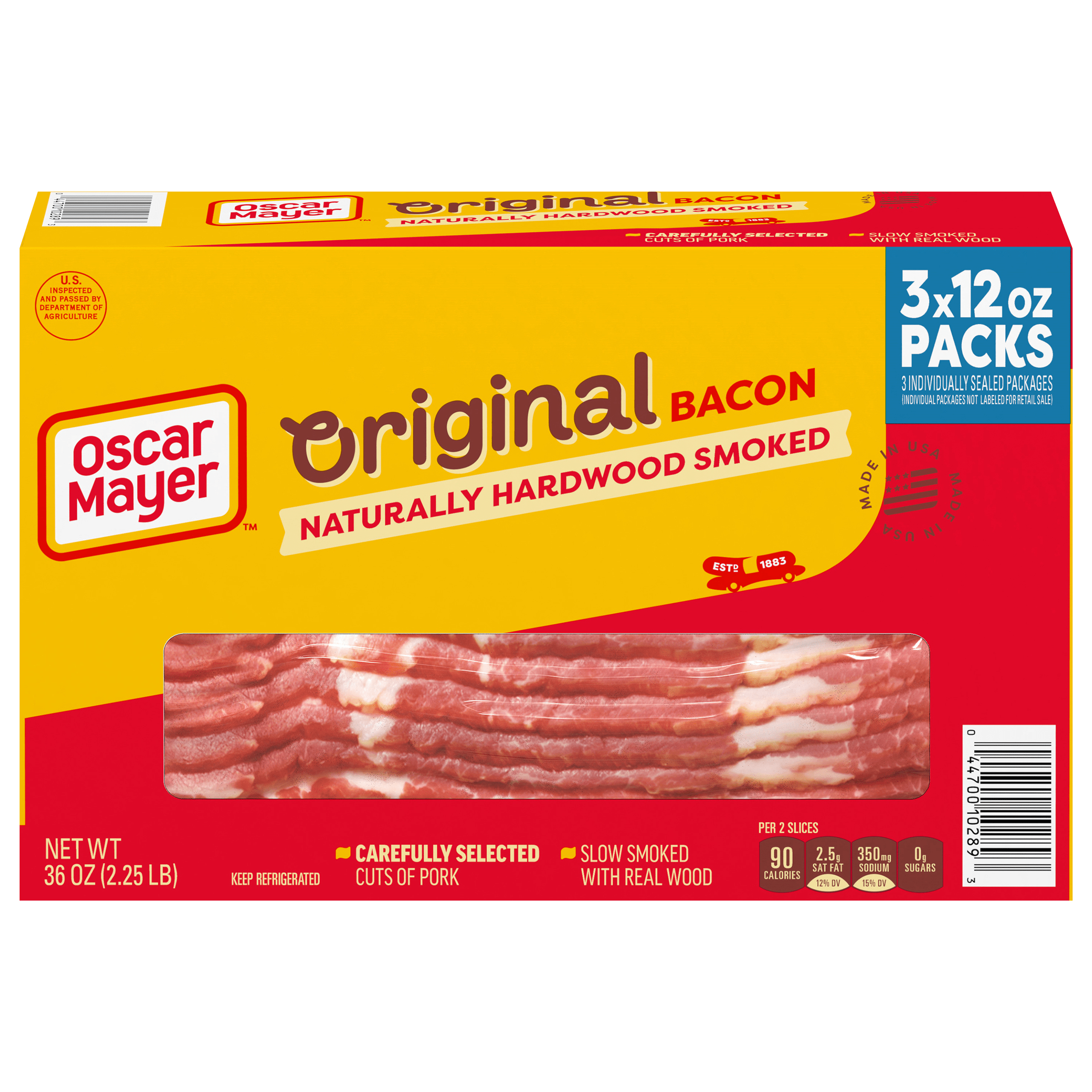 Naturally Hardwood Smoked Bacon Original