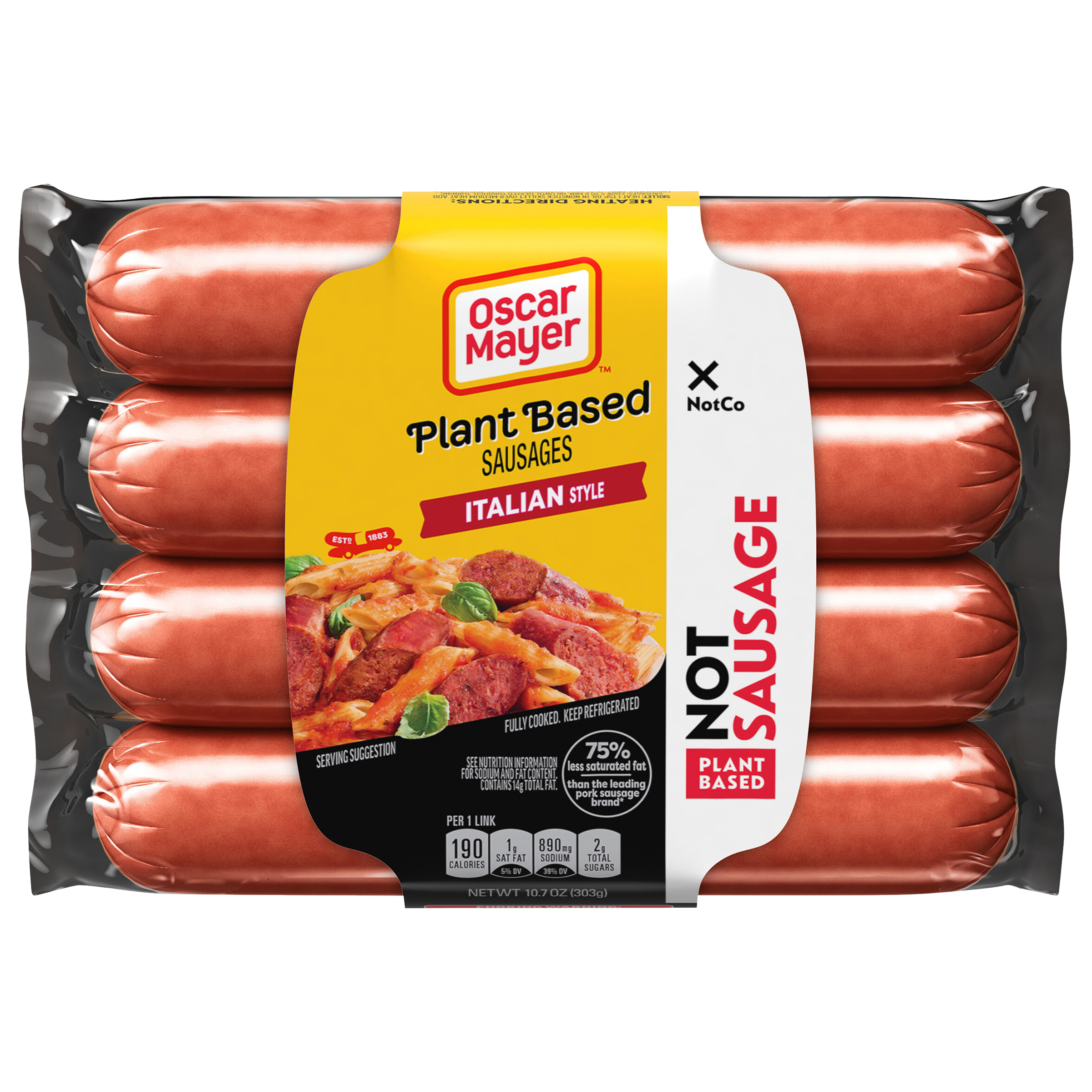 Italian Style Plant Based Not Sausages