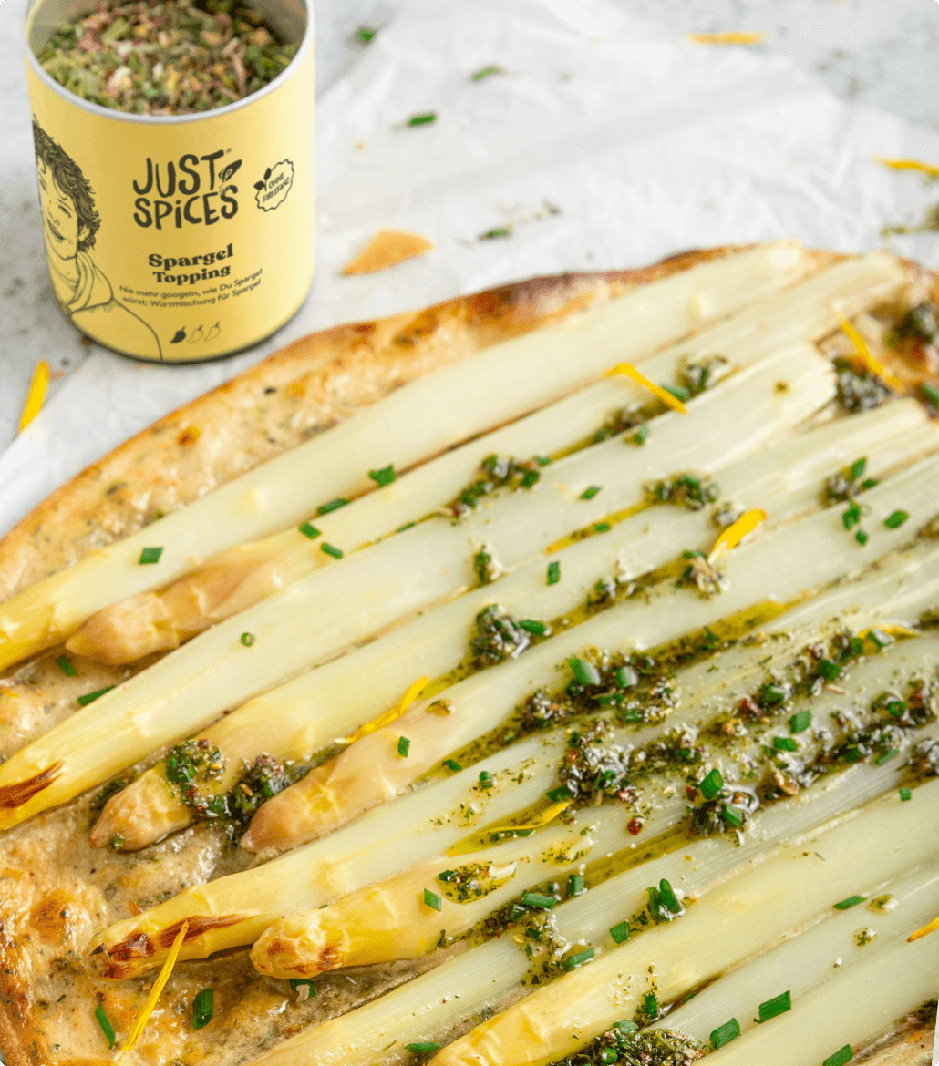 Spargel Topping