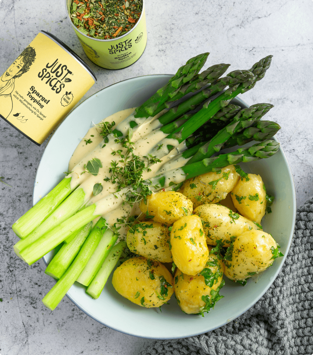Spargel Topping