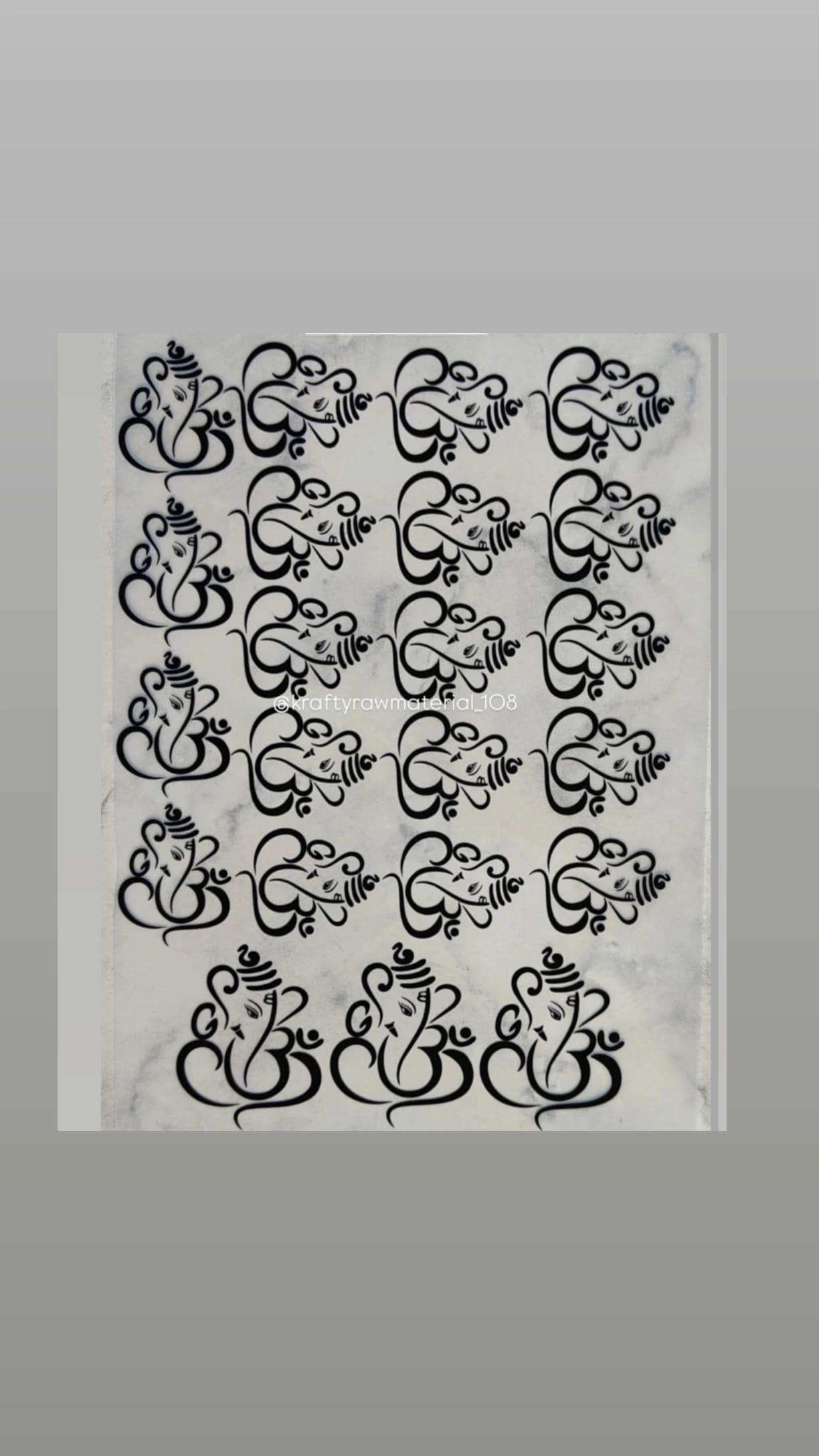 Ganesha Insert Sheet A5 