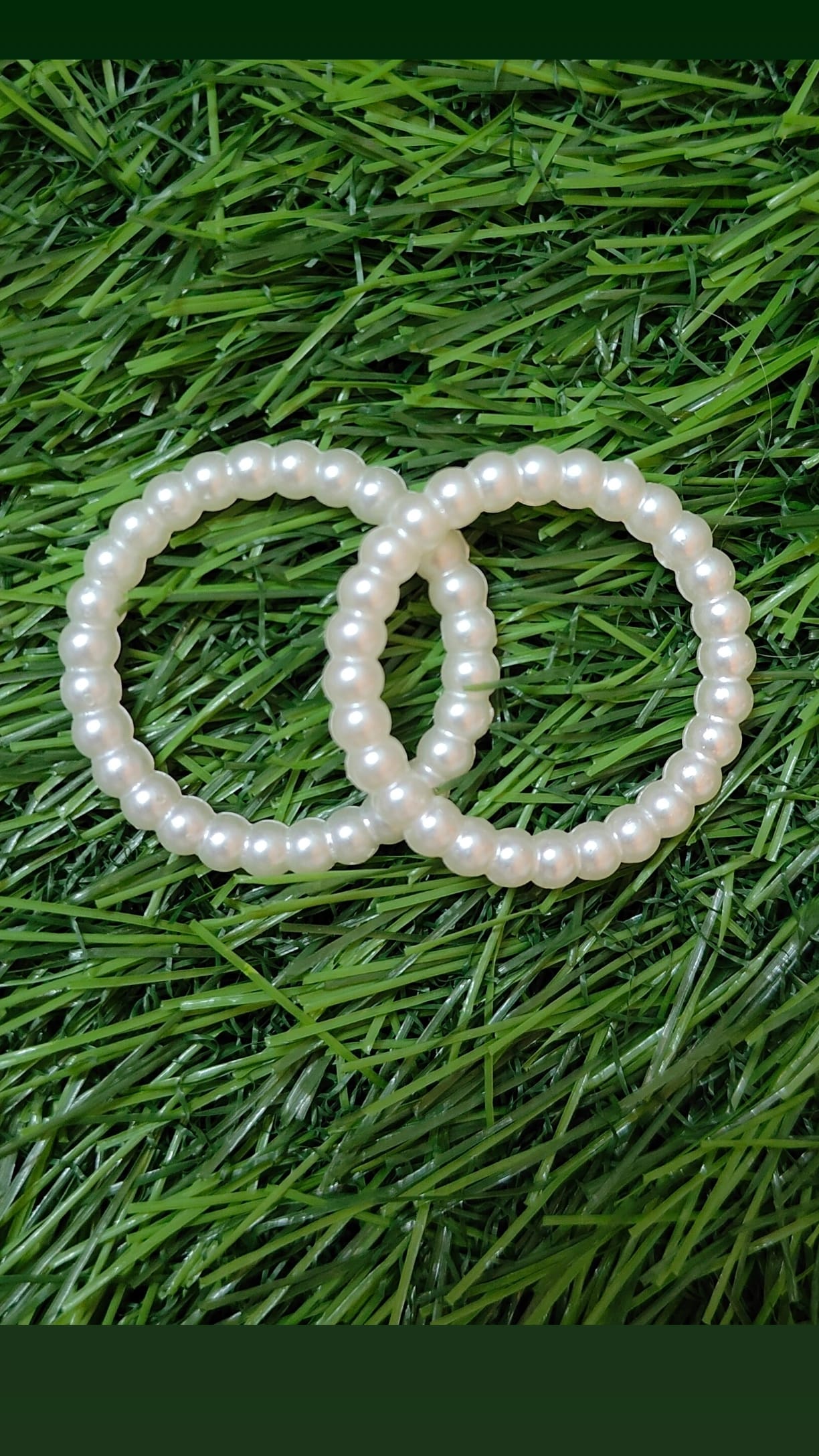 White Pearl Ring (1.5 inch)