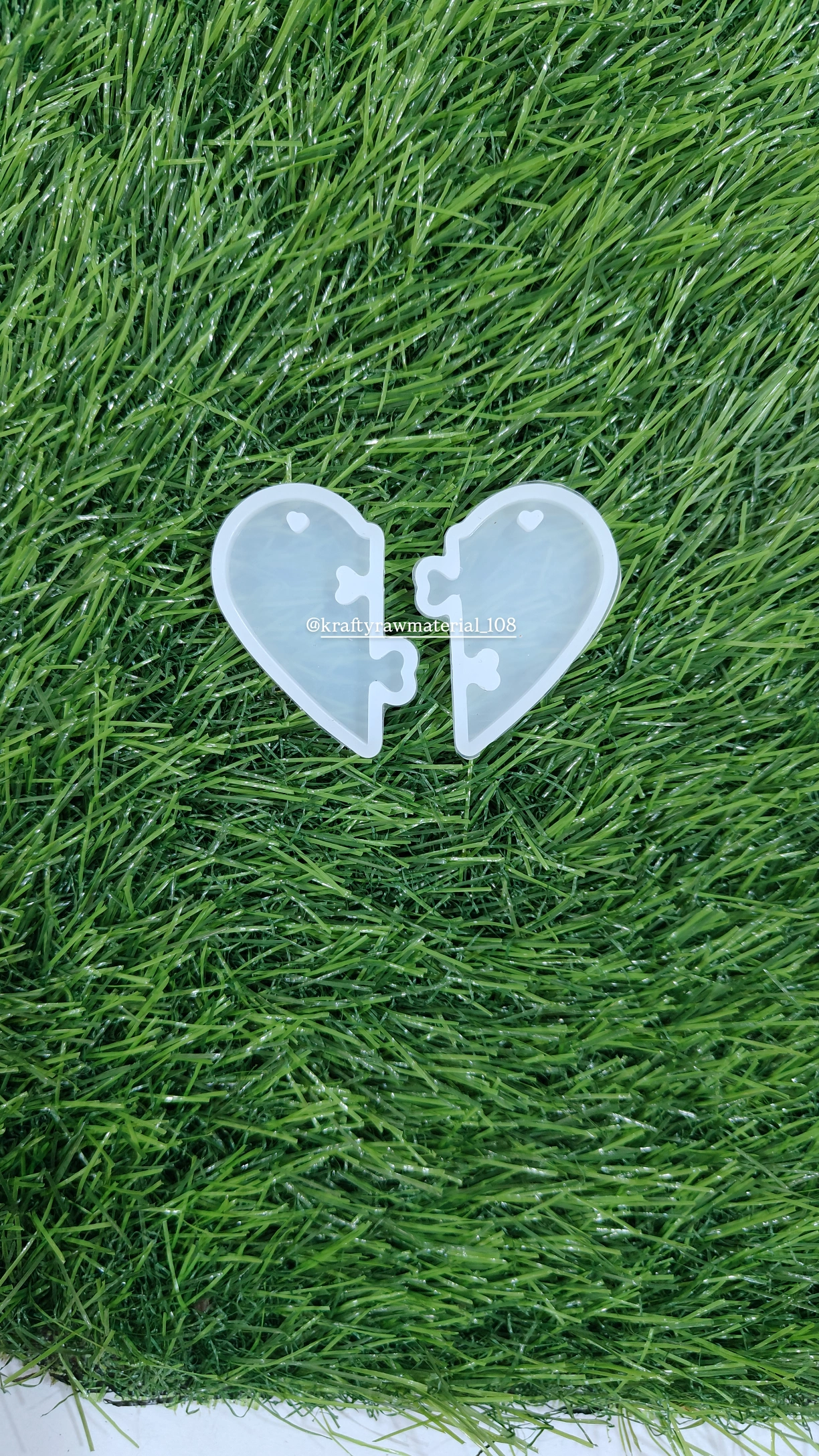 2 pc Heart mould