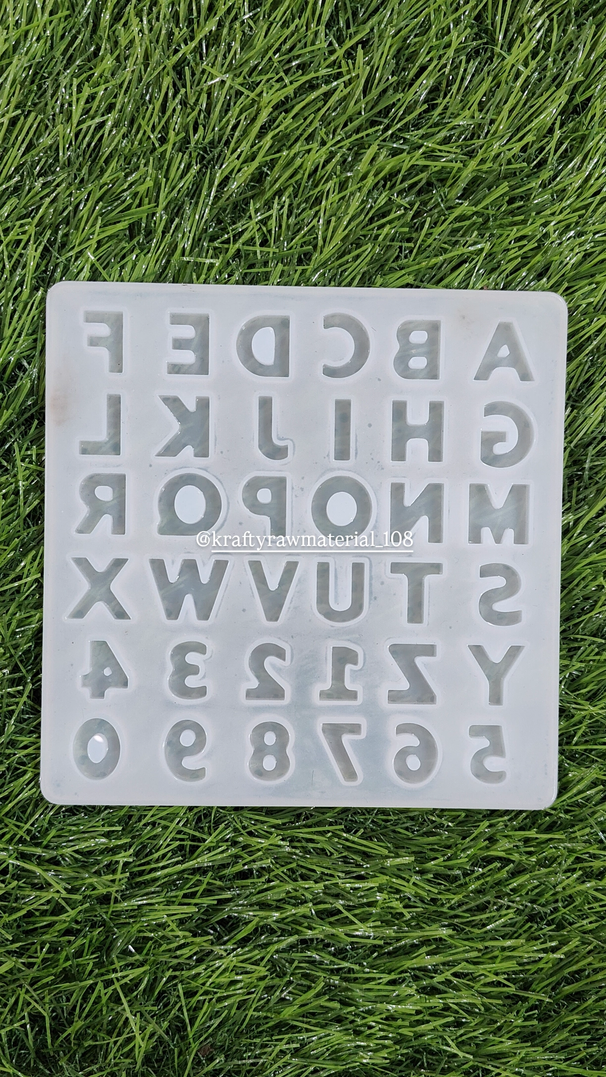 Small Alphabet Mould