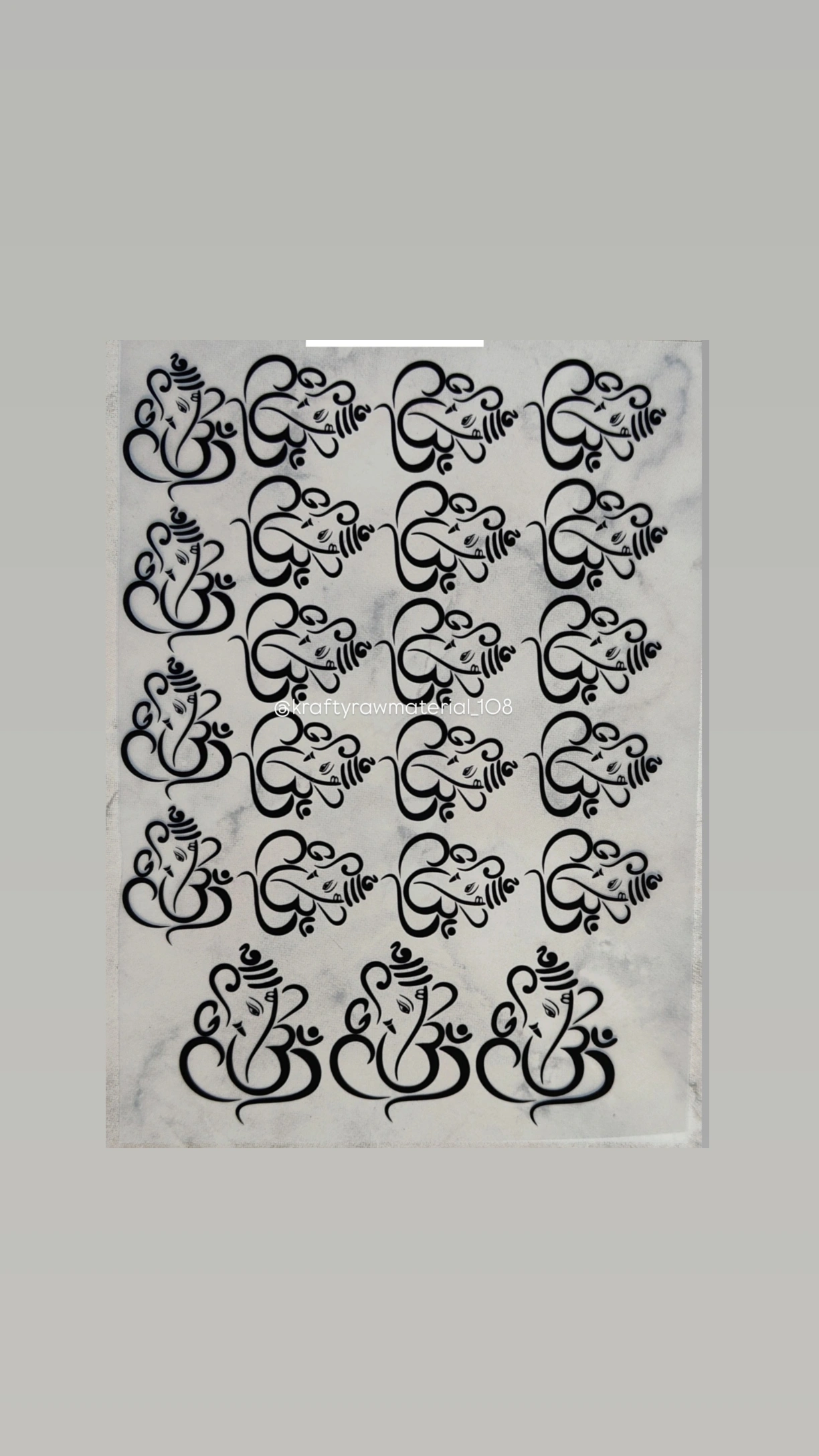 Ganesha Insert Sheet A5 