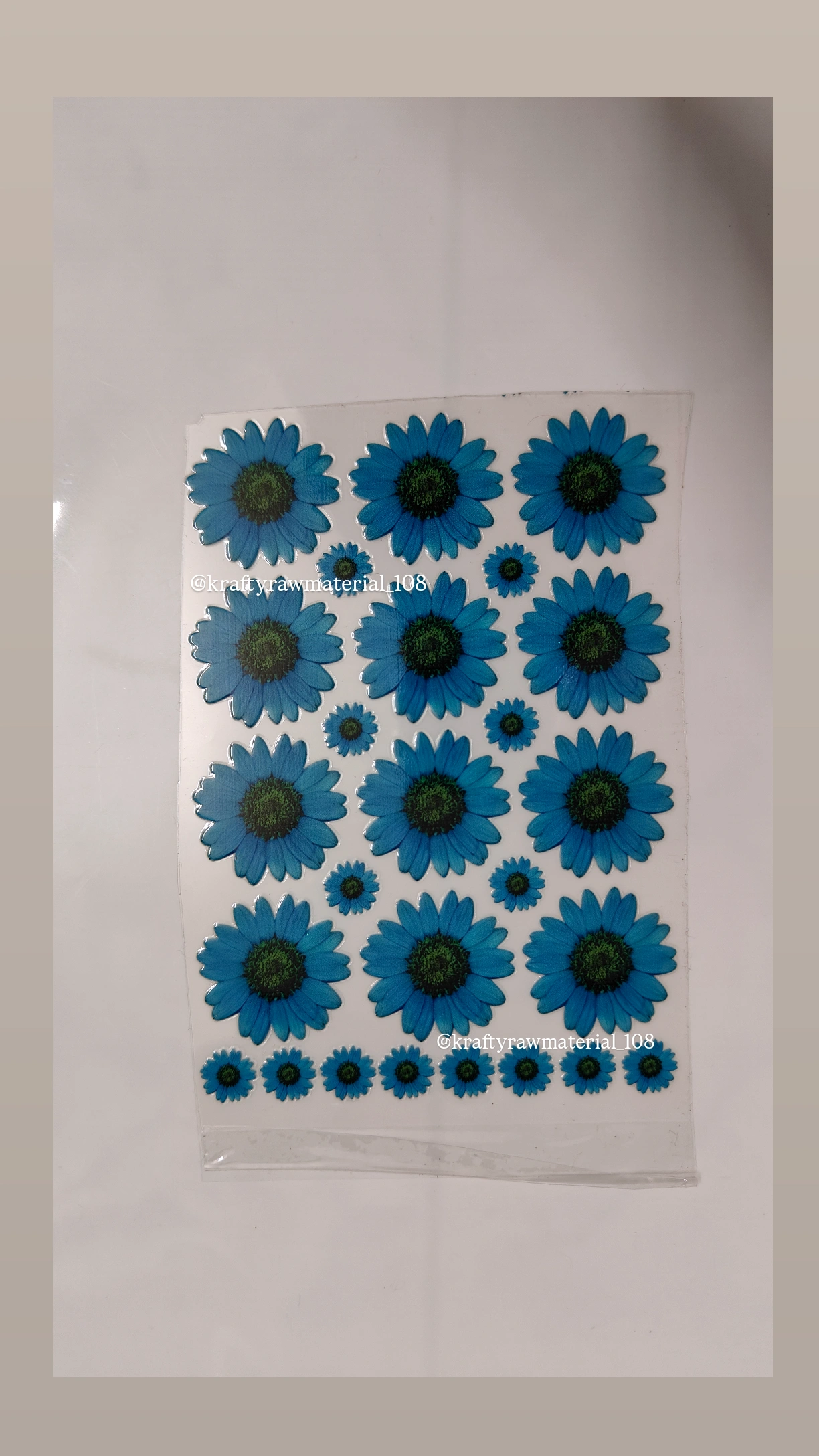 UV Sticker A6 (blue)