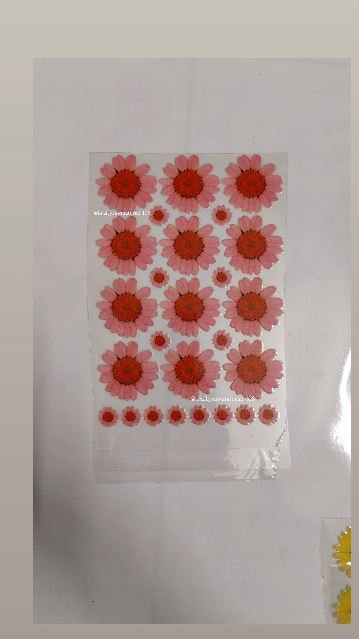 UV Sticker A6 (peach)