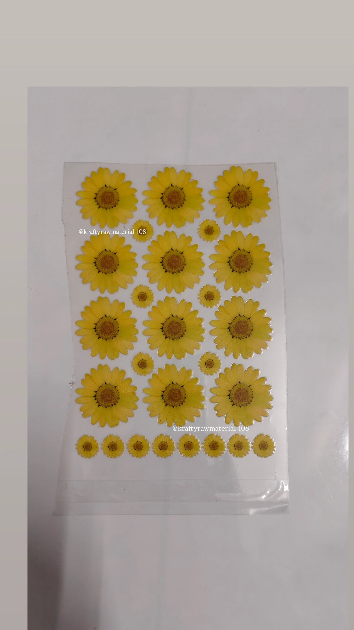 UV Sticker A6 (yellow)