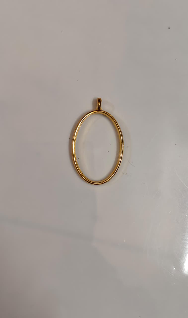 Big Oval Bazels (Golden)