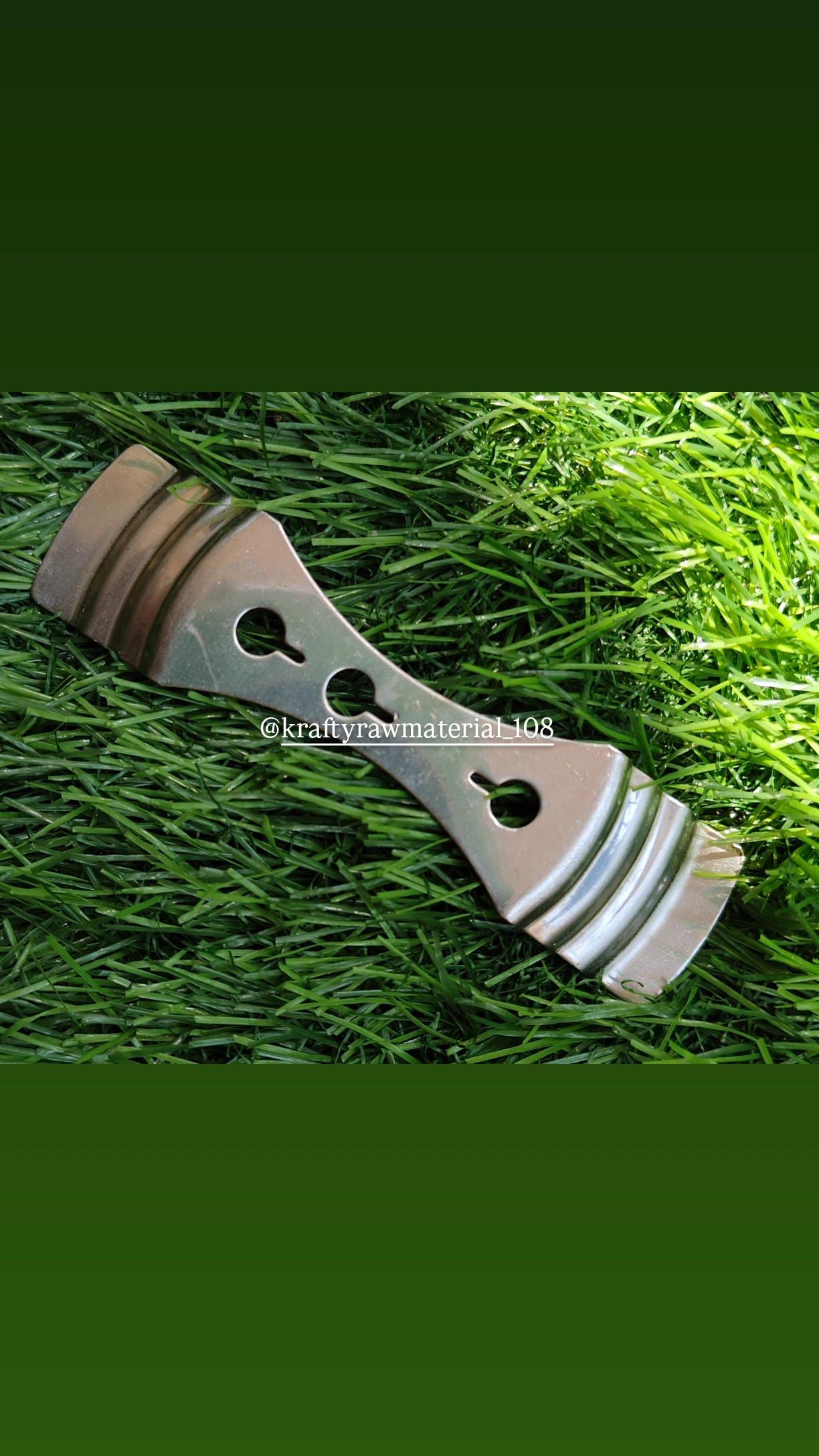Candle Wick Steel Holder 