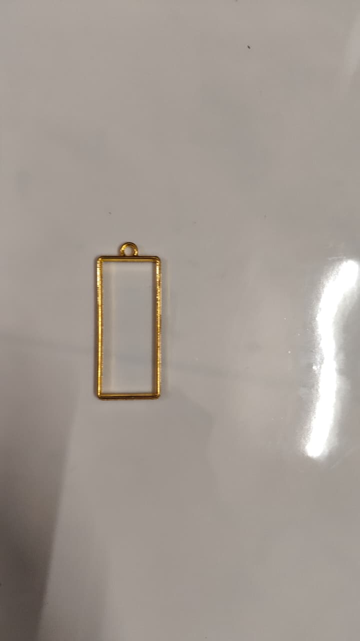 Big Rectangle Bazels (Golden)