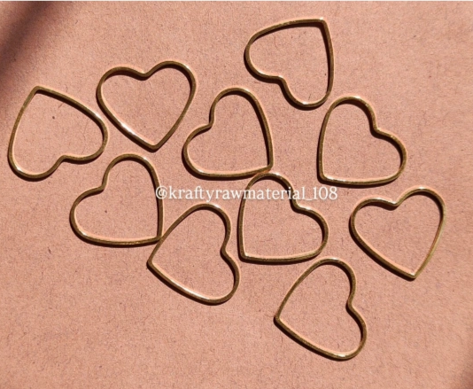 Without hole bezel small heart
