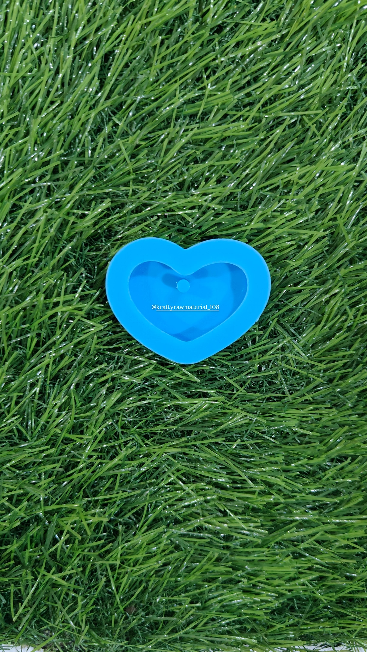 1 inch blue heart mould 