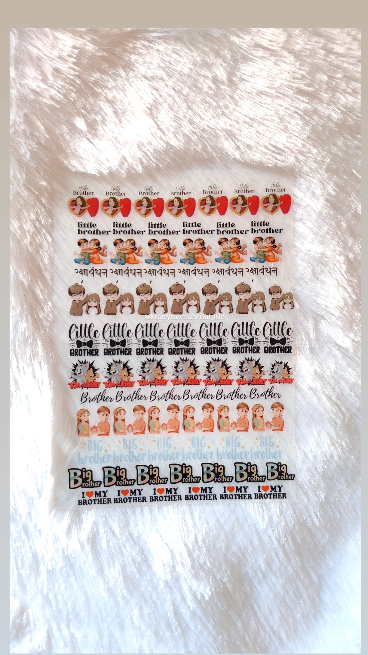 Rakhi Insert Sheet A6
