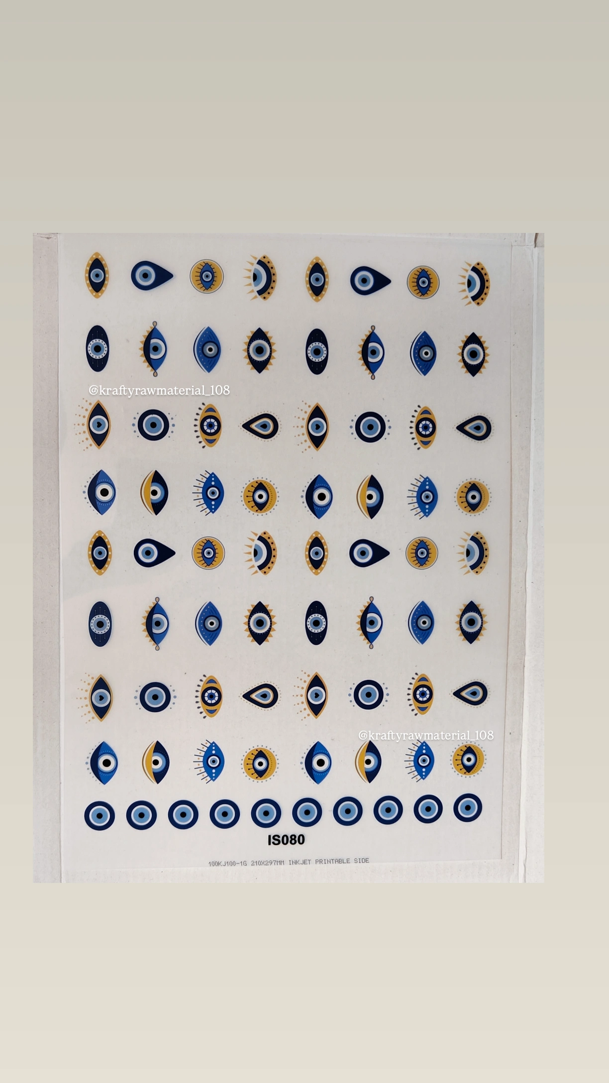 Evil eye Insert Sheet A4 (4)