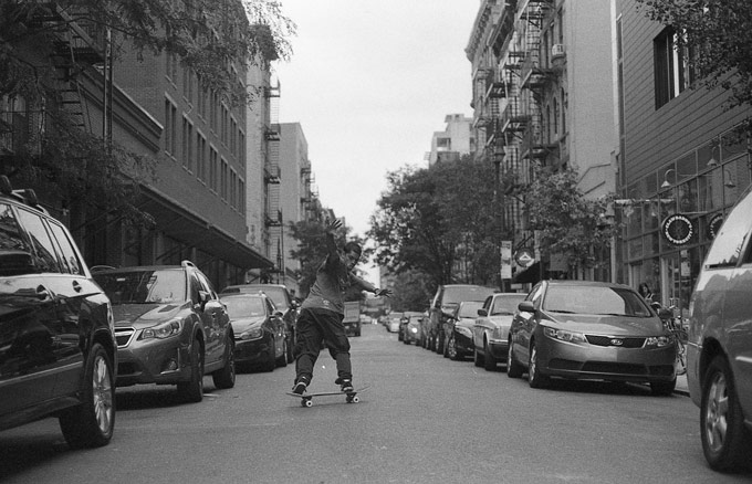 Luis Tolentino, backside powerslide, 2016 NYC. Photo: Amrit Jain