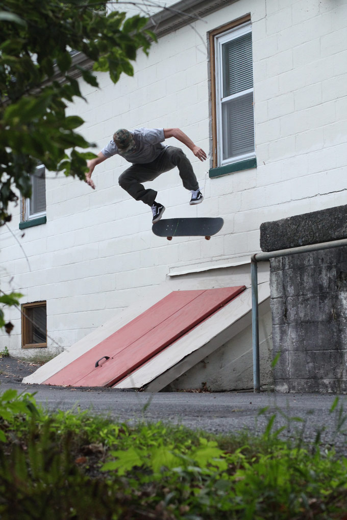 Jake Baldini, backside flip. Photo: James Juckett