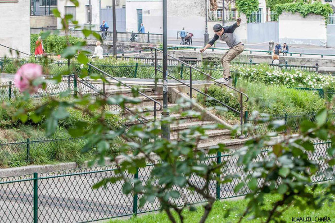 Amiel Kornicki, f/s boardslide. Photo: Khalid Chhiba