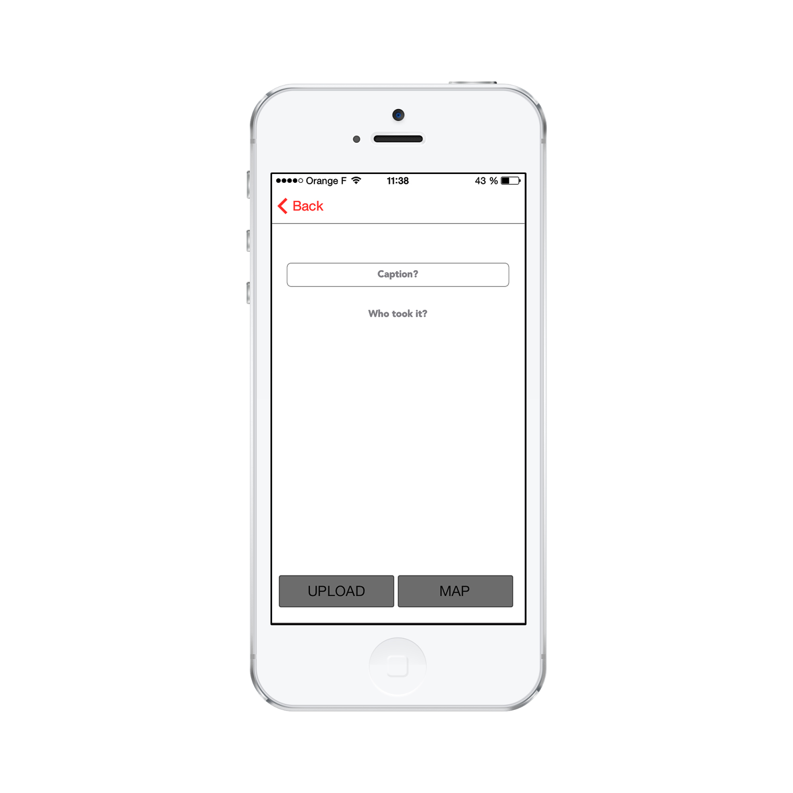 app screen upload